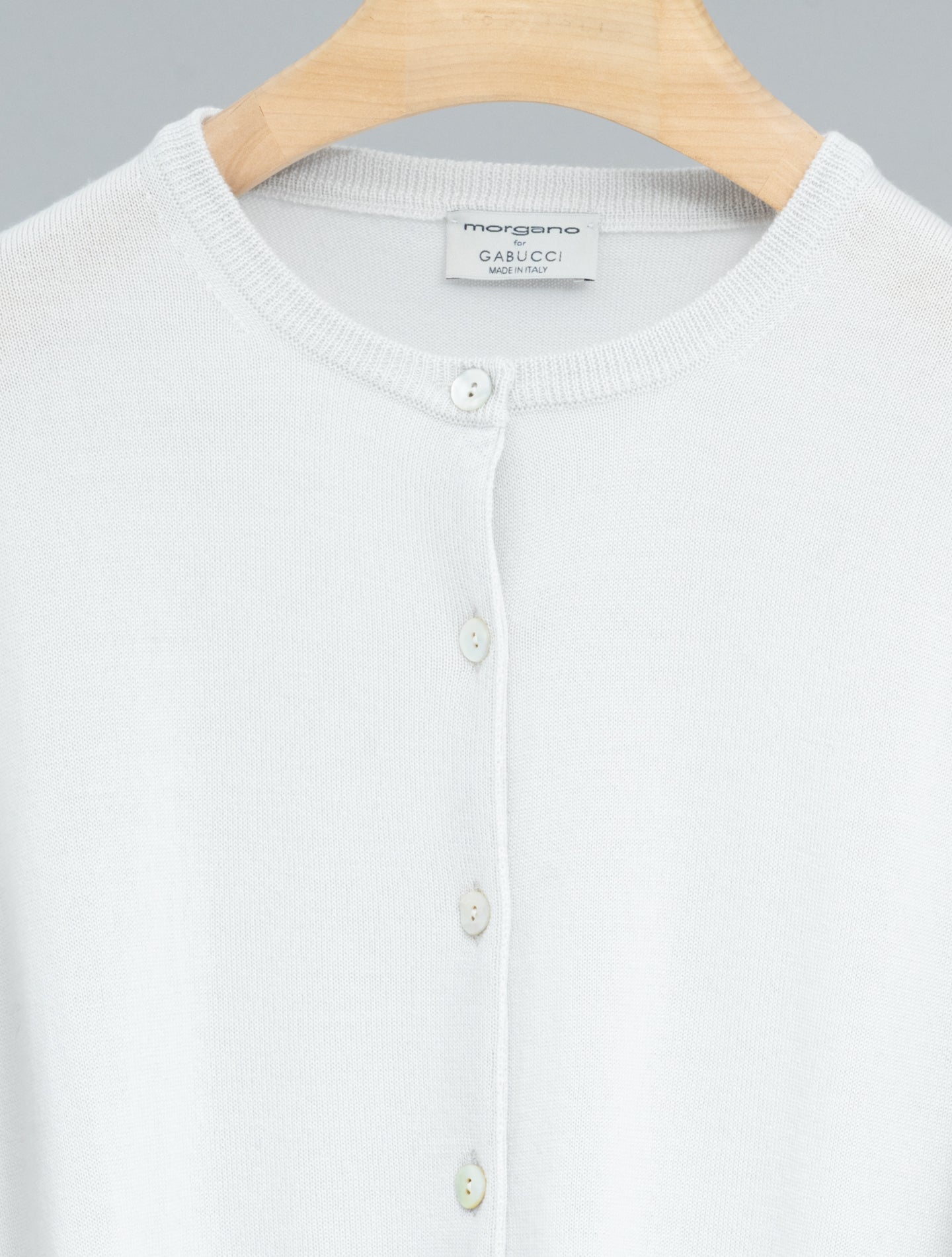 Merino Wool Cardigan Ice