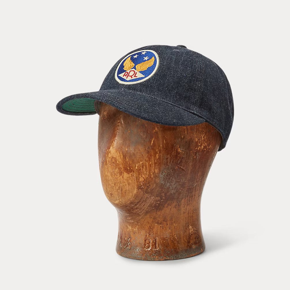 Denimkeps Med Winged Logo Rinse