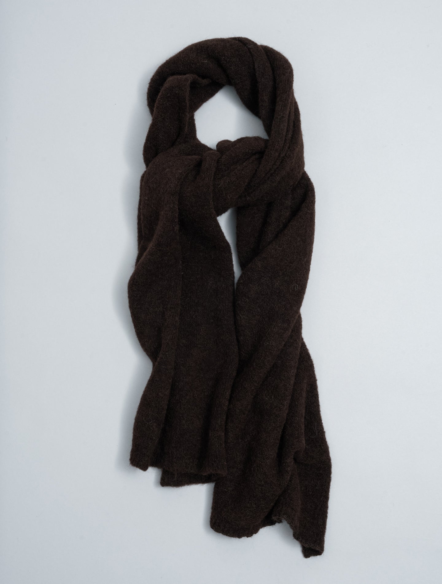 Alpaca Scarf Brown Morgano Scarves One Size