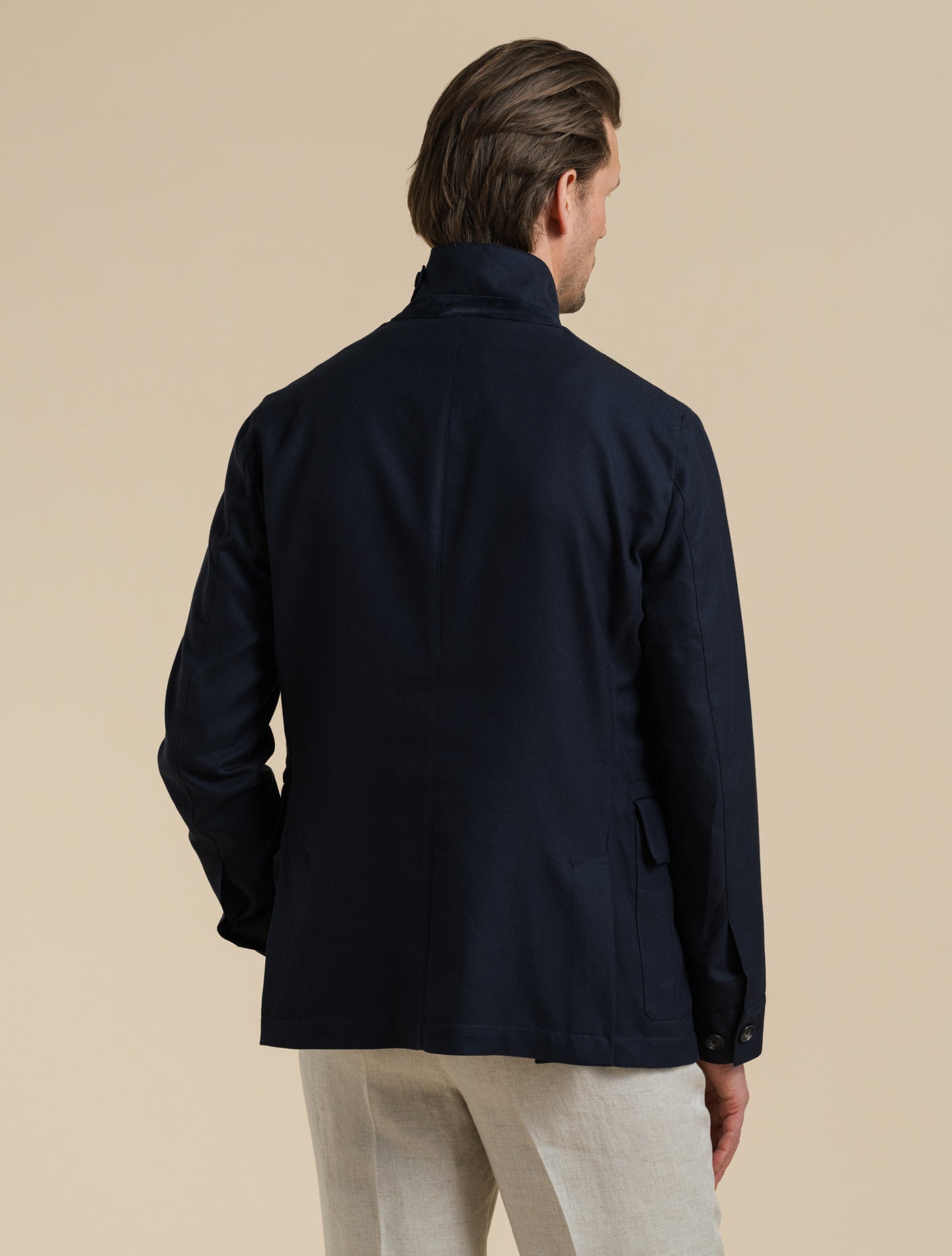 Amarone Loro piana Cashpima Jacket Navy Manto Outerwear 48
