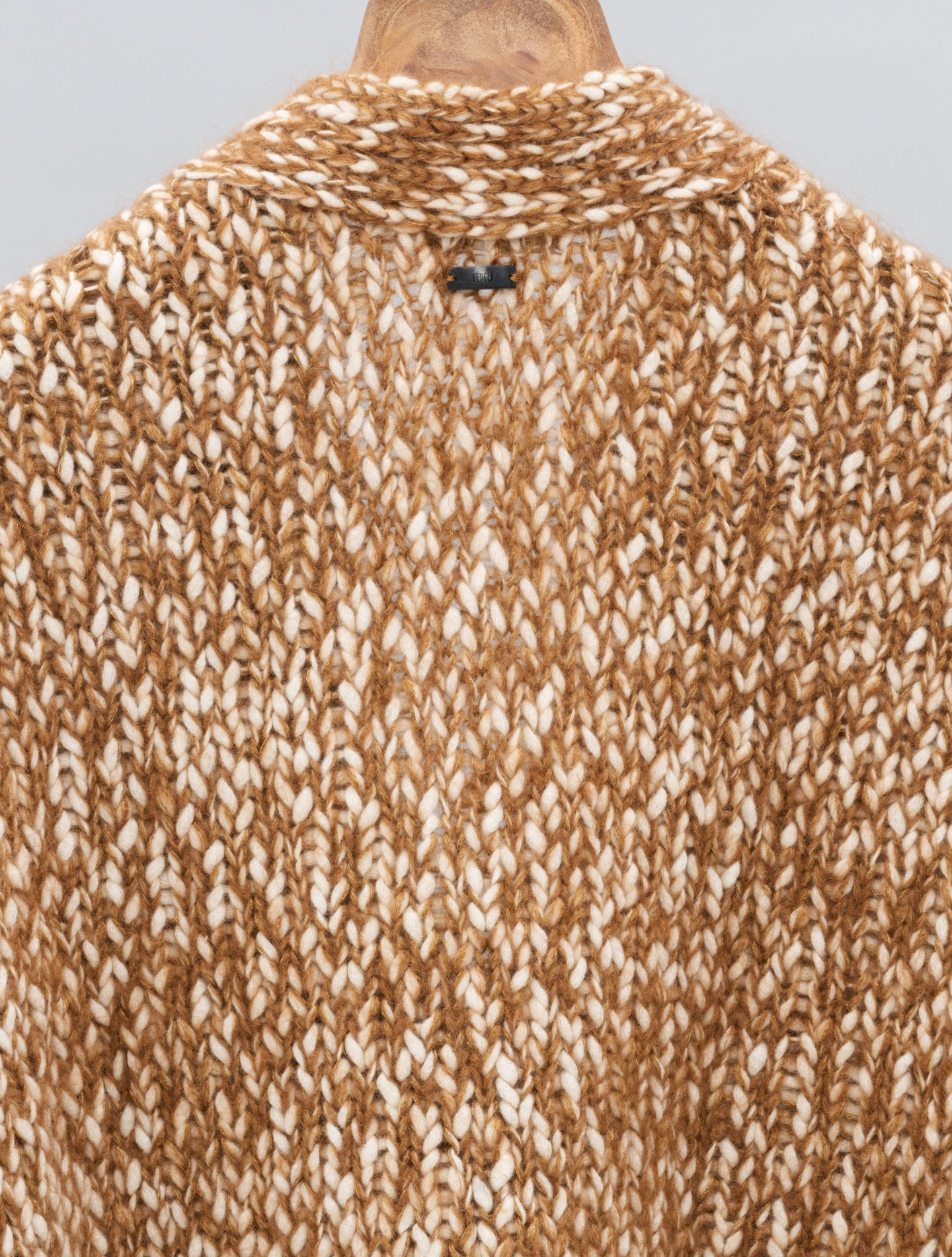 Ametrina Bubbly - Knit Cardigan Camel Fedeli Knitwear IT 38