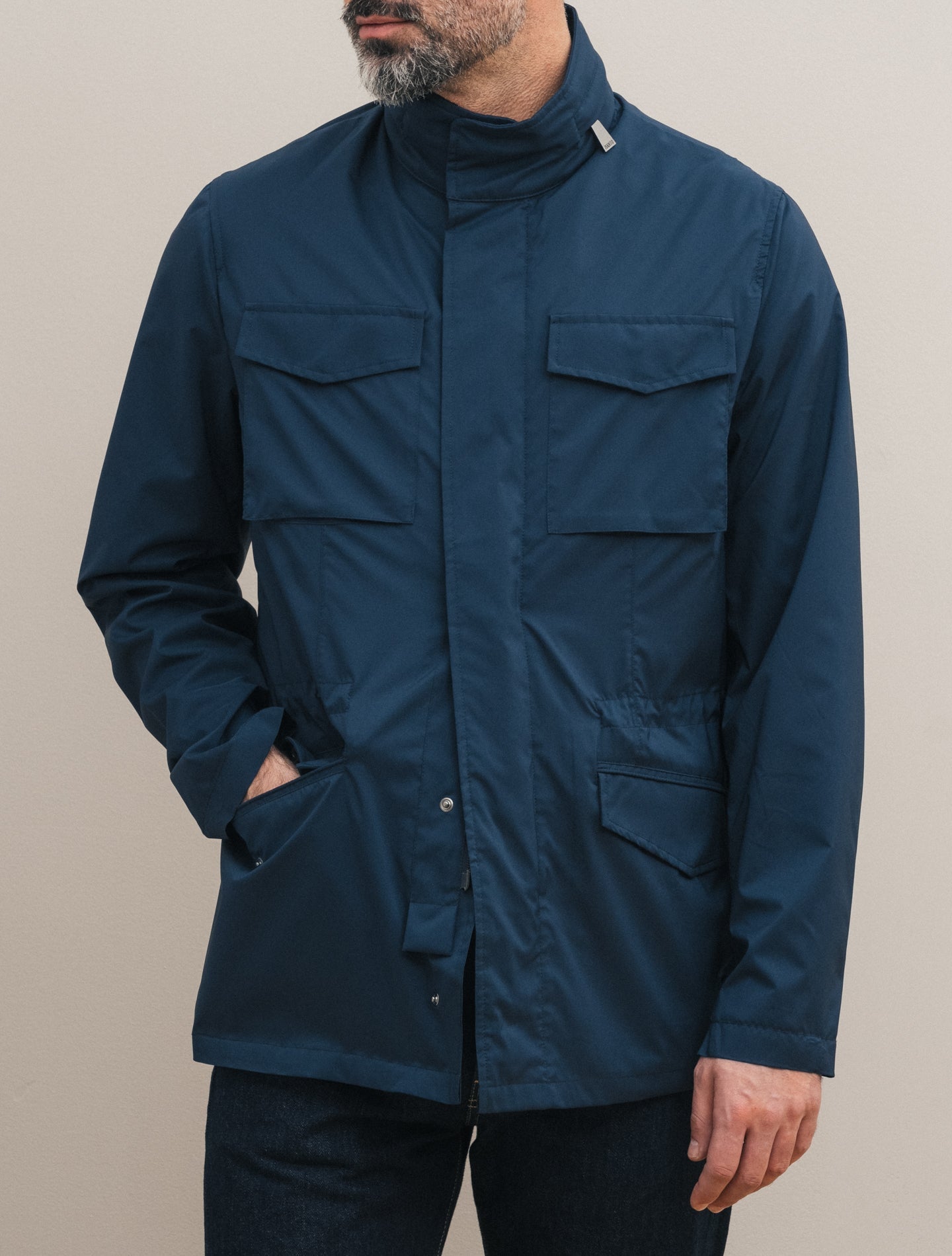 Andromeda Field Jacket Navy Manto Outerwear 48