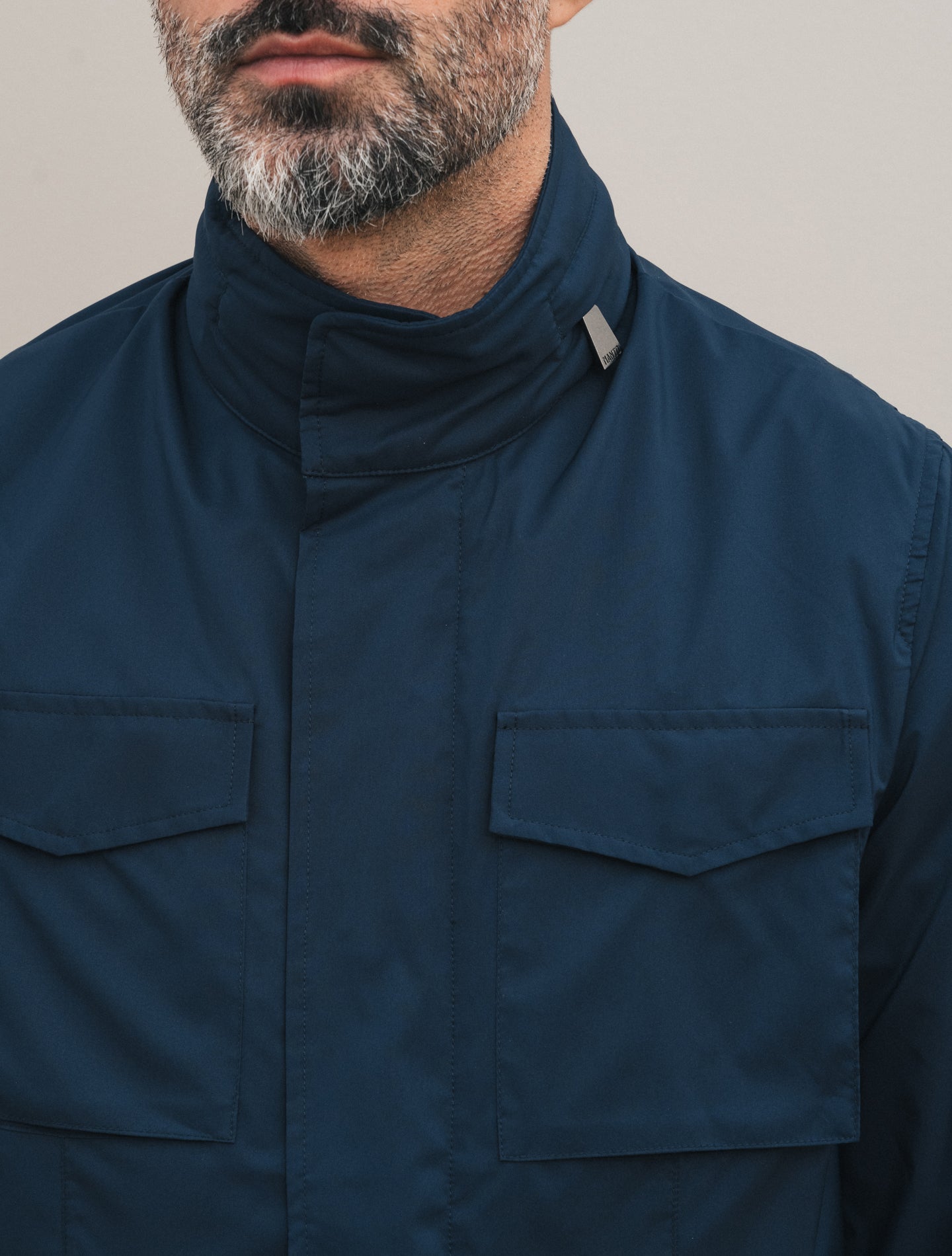 Andromeda Field Jacket Navy Manto Outerwear 48