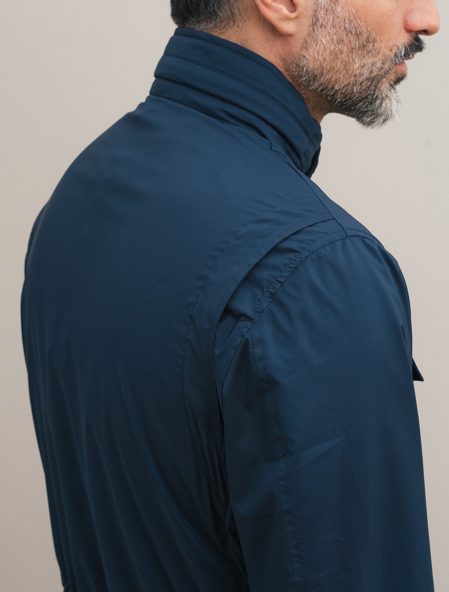 Andromeda Field Jacket Navy Manto Outerwear 48