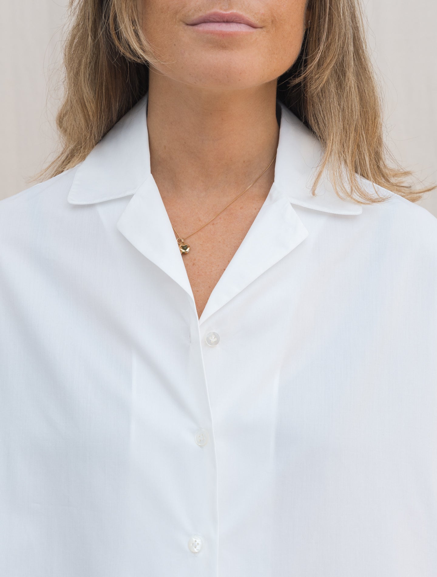 Antonella Cotton Shirt White Finamore Shirts IT 38