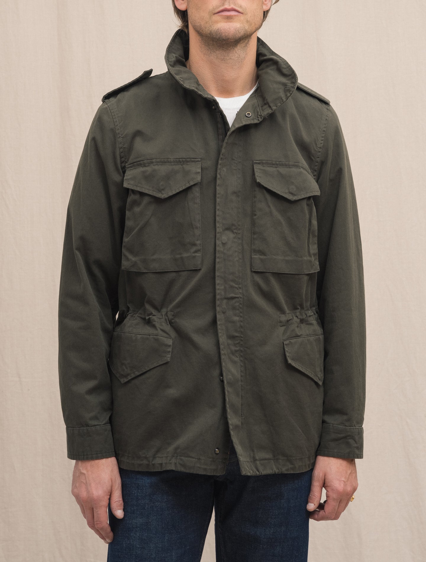 Archive 1988 M65 Jacket Dark Green Aspesi Outerwear Gabucci