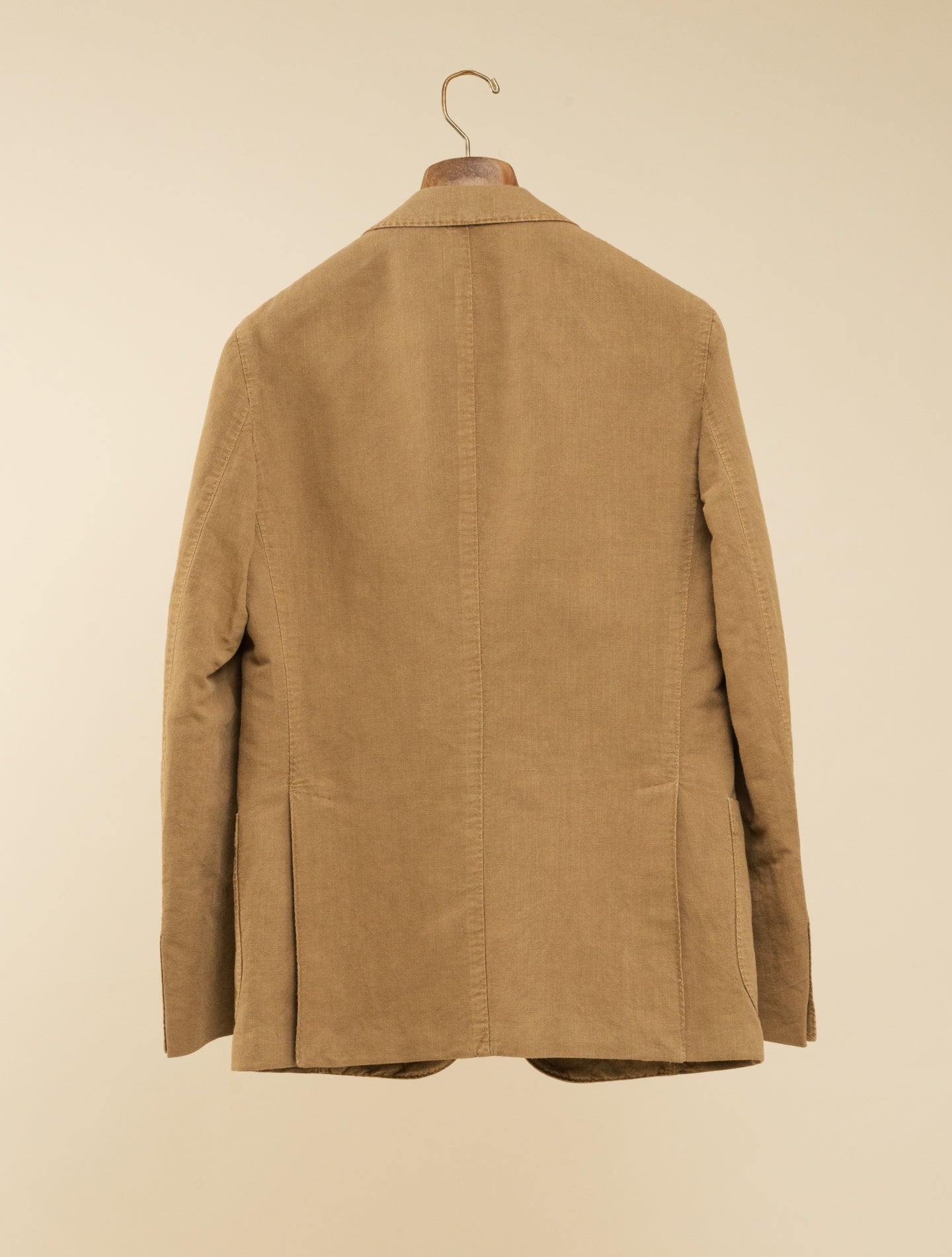 Art1 Single Breasted Canapa Cotton Jacket Tabacco Gigi Jackets 48