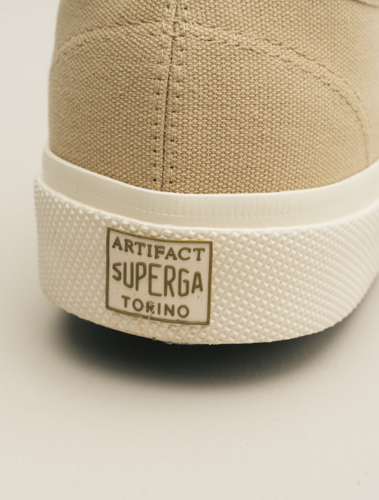 Artifact 2432 Works Low Cut Cotton Canvas Beige Superga Sneakers 40
