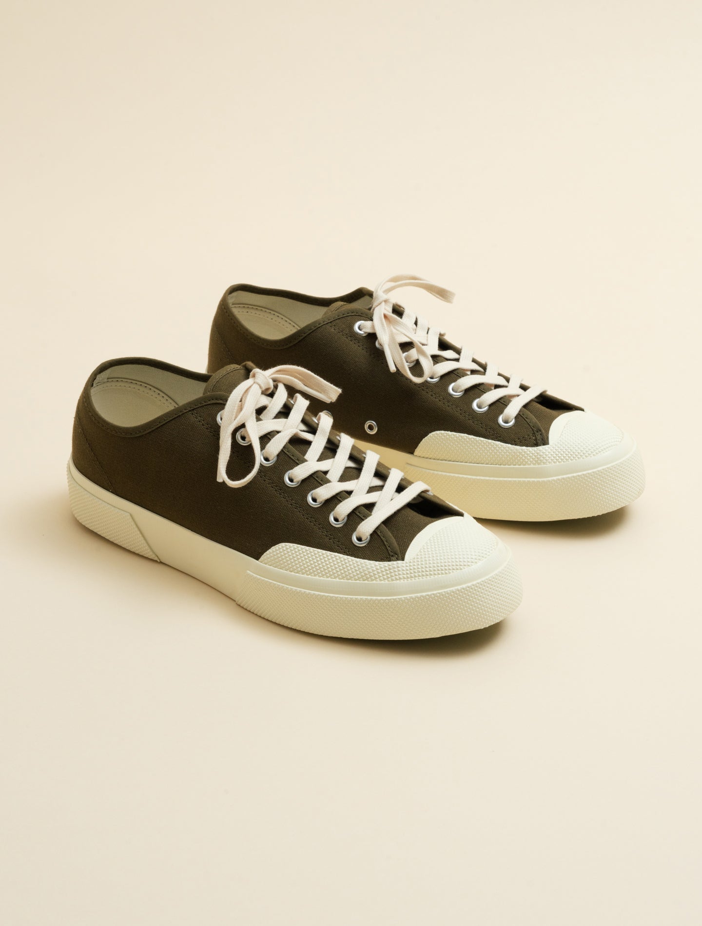 Artifact 2432 Works Low Cut Cotton Canvas Olive Superga Sneakers 40