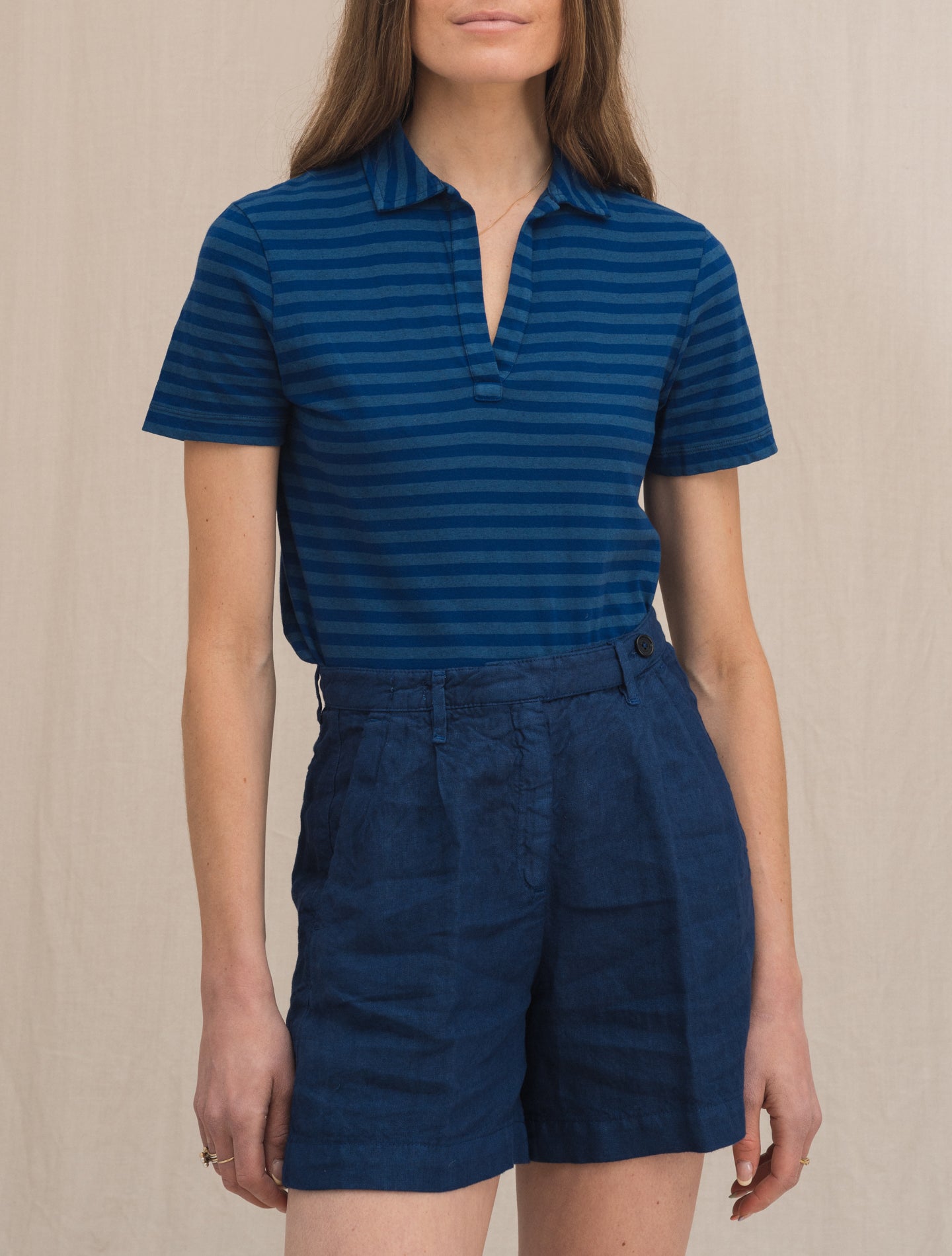 Arubaw Striped Polo Shirt Blue Massimo Alba Polo shirts S