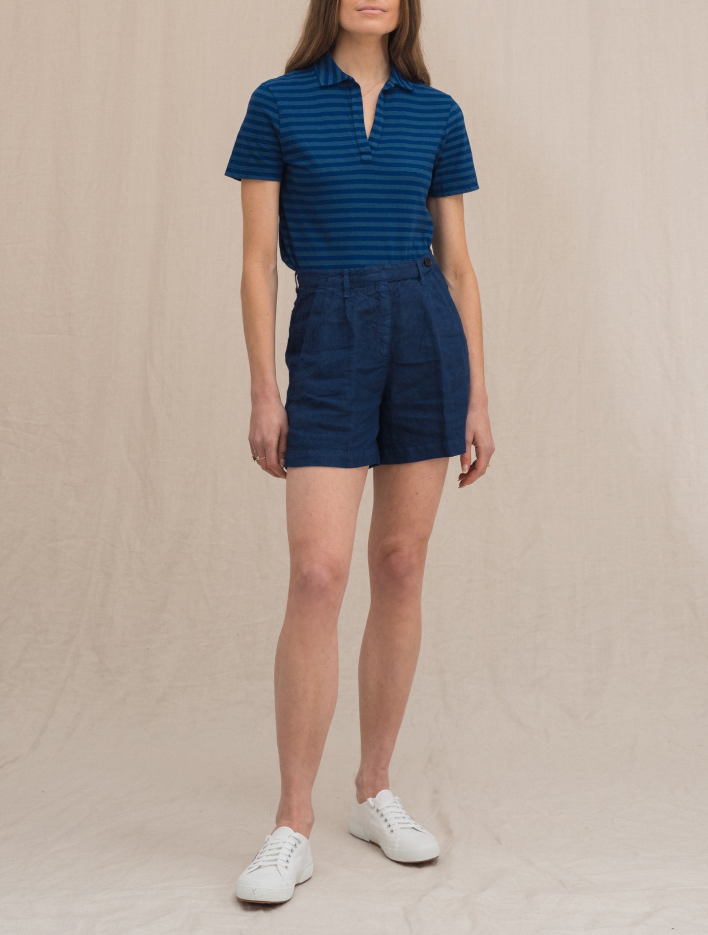 Arubaw Striped Polo Shirt Blue Massimo Alba Polo shirts S