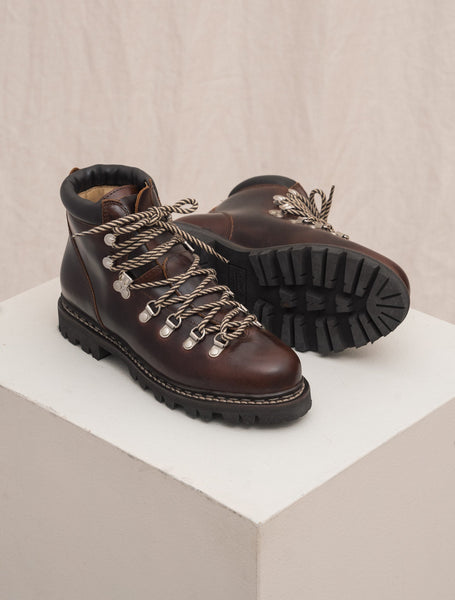 靴 Paraboot / AVORIAZ / MARRON / 7 Paraboot Men's Avoriaz/ Jannu Marron - Velours Whisky – Totem