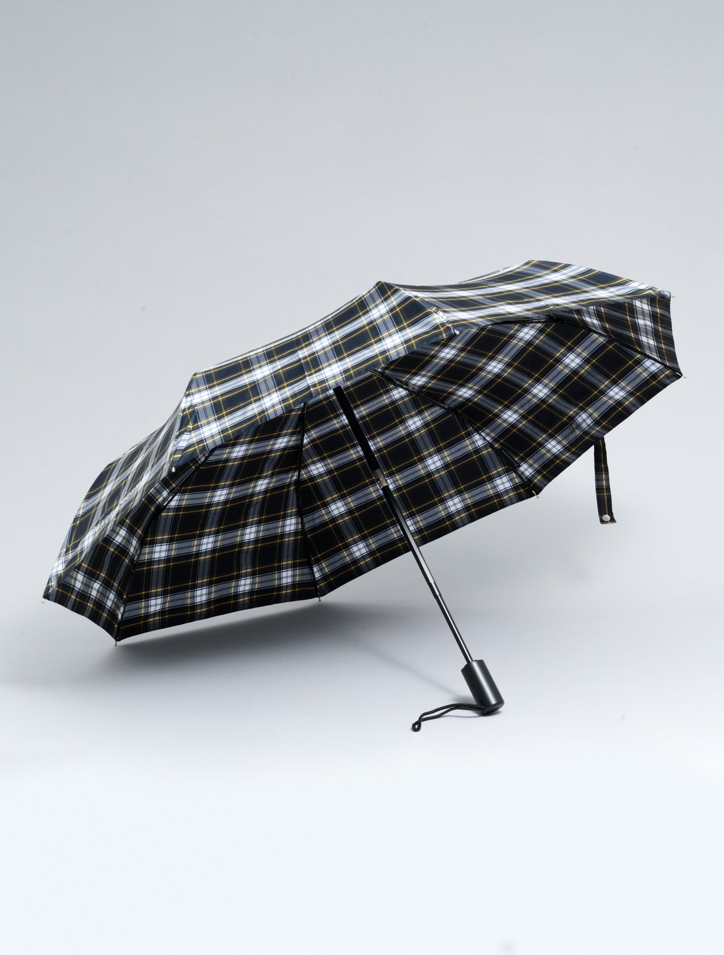 Ayr Automatic Telescopic Umbrella Gordon Dress Check Mackintosh Umbrellas One Size