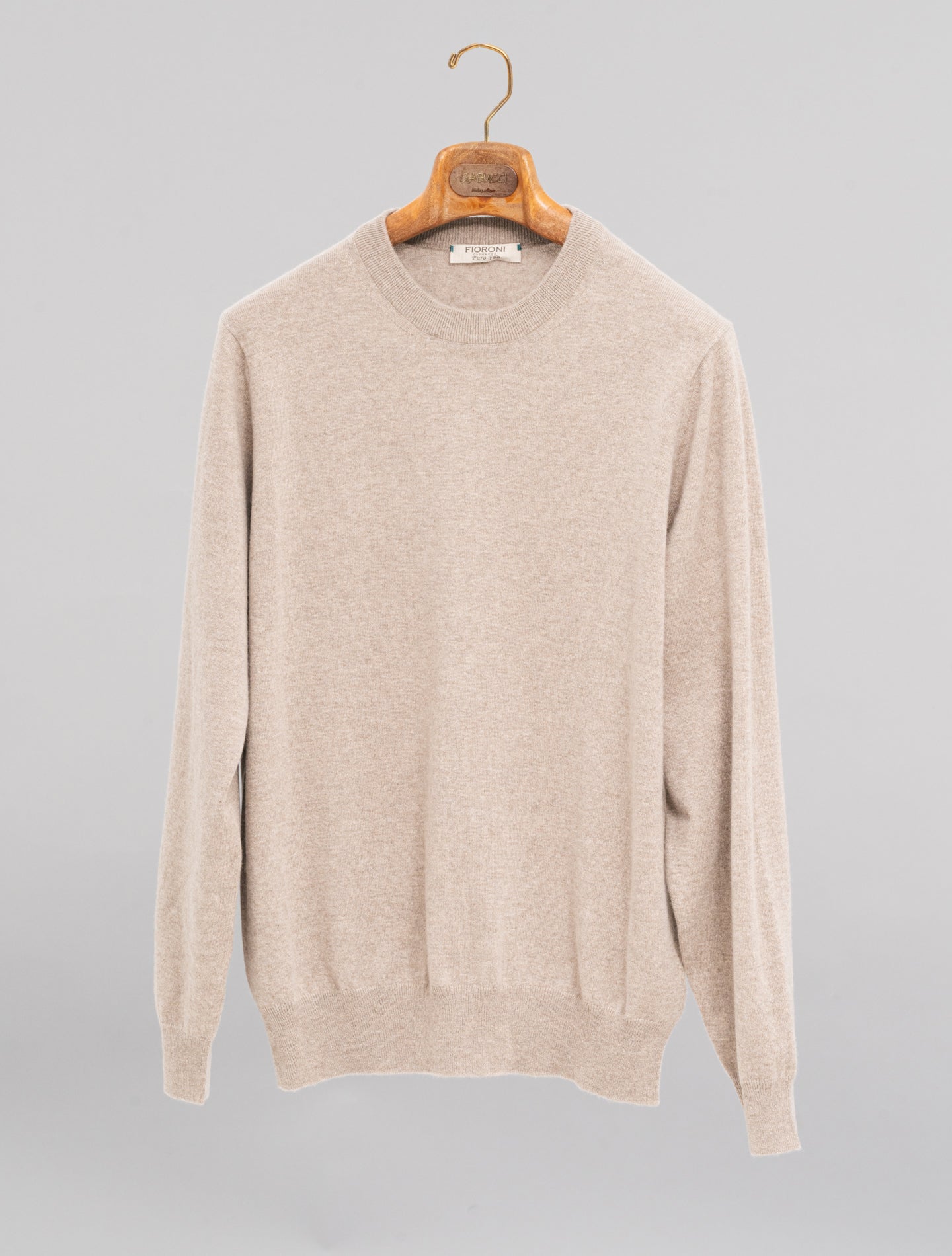 Baby Cashmere Crewneck Beige Fioroni Knitwear 48