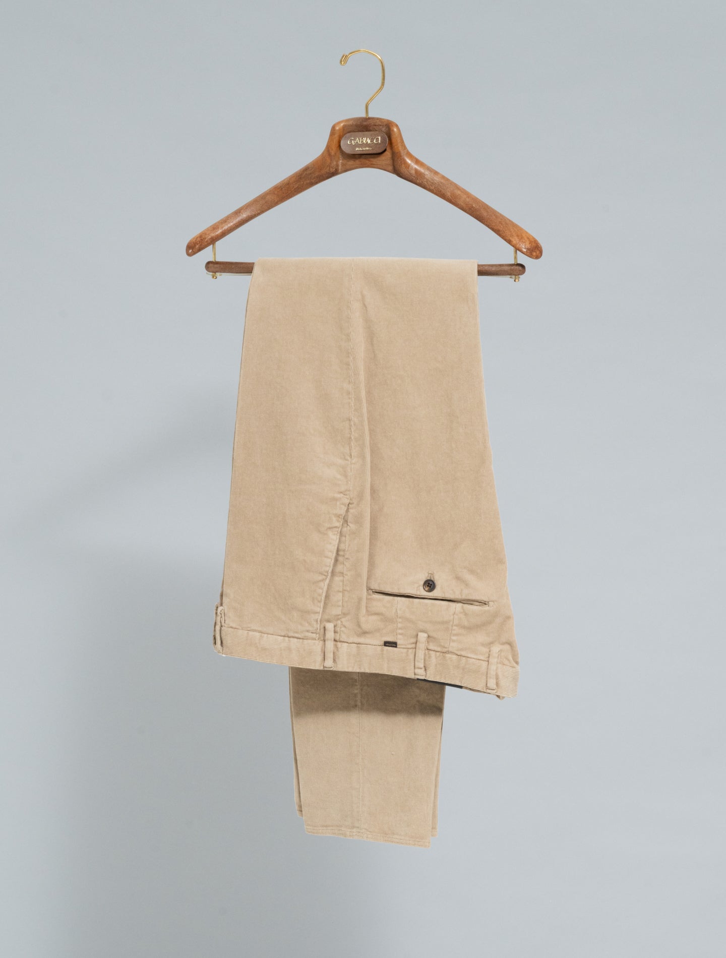 Baby Corduroy Regular fit Trousers Beige Incotex Trousers 46