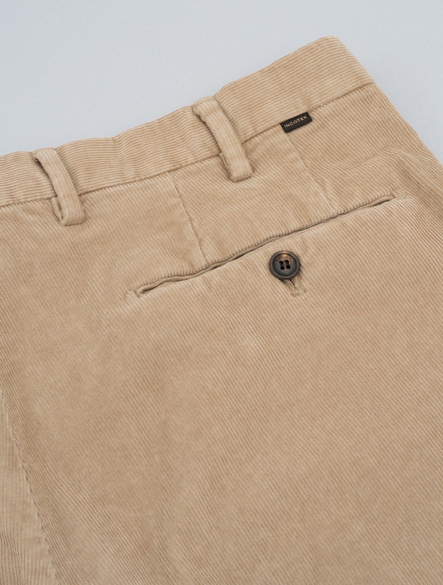Baby Corduroy Regular fit Trousers Beige Incotex Trousers 46