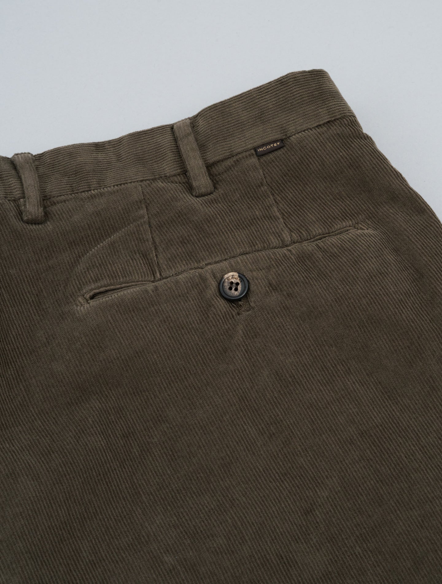 Baby Corduroy Regular fit Trousers Taupe Incotex Trousers 46
