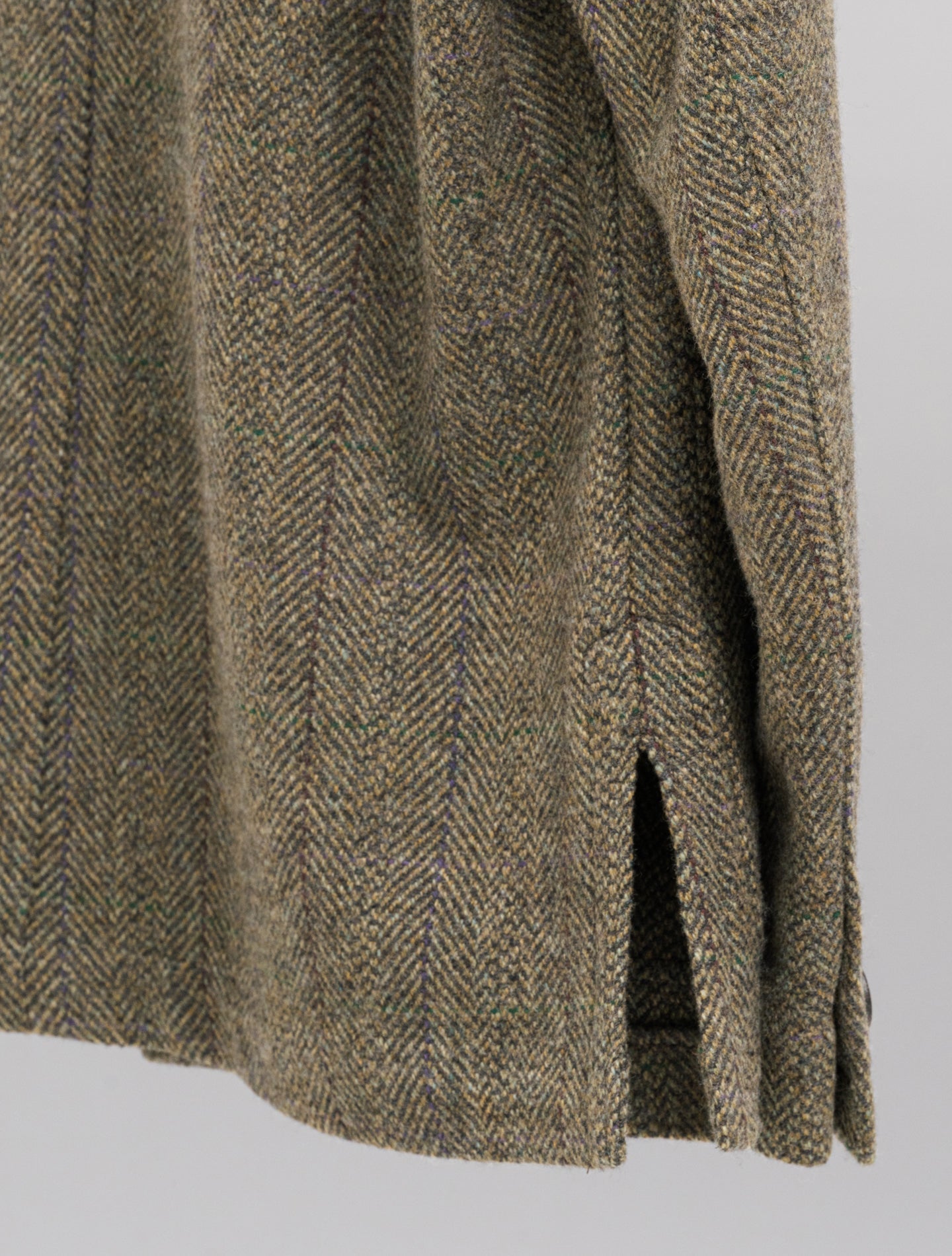 Bali Herringbone Wool Jacket Green Massimo Alba Jackets 48