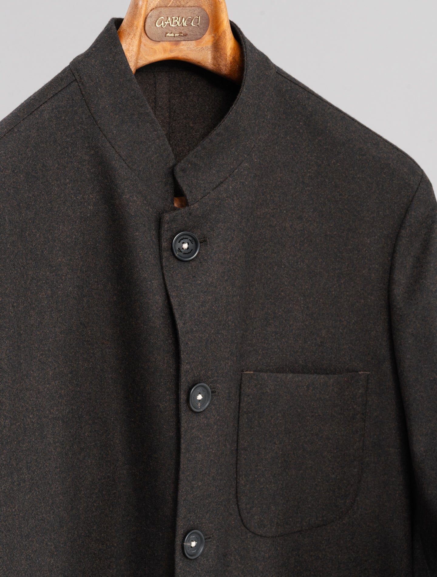 Bali Wool Jacket Brown Massimo Alba Jackets 48