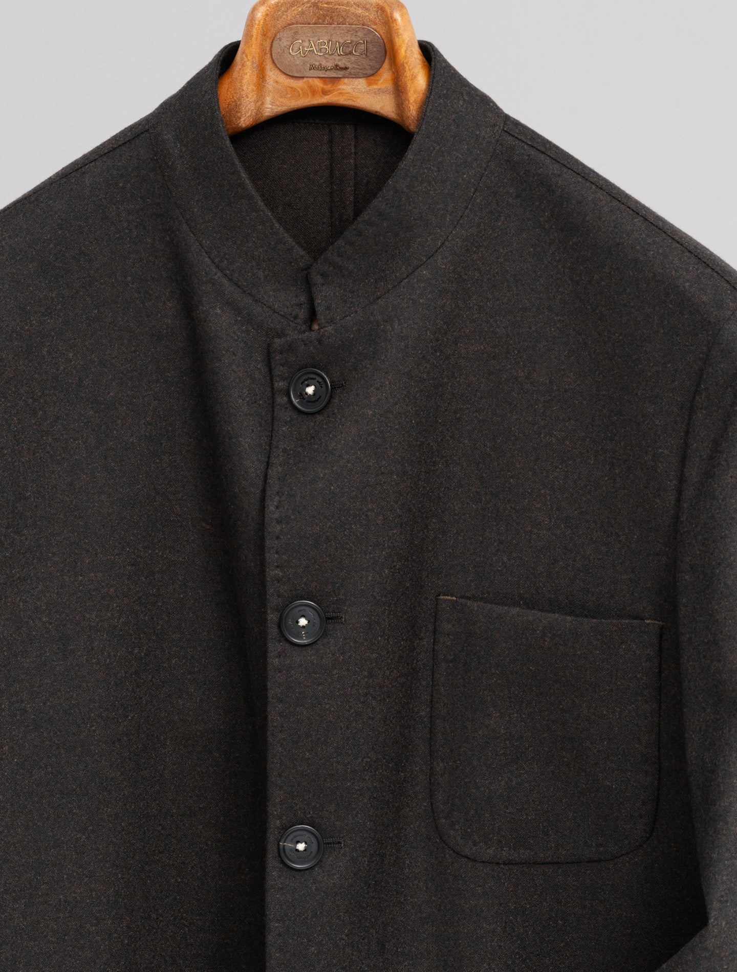 Bali Wool Jacket Brown Massimo Alba Jackets 48