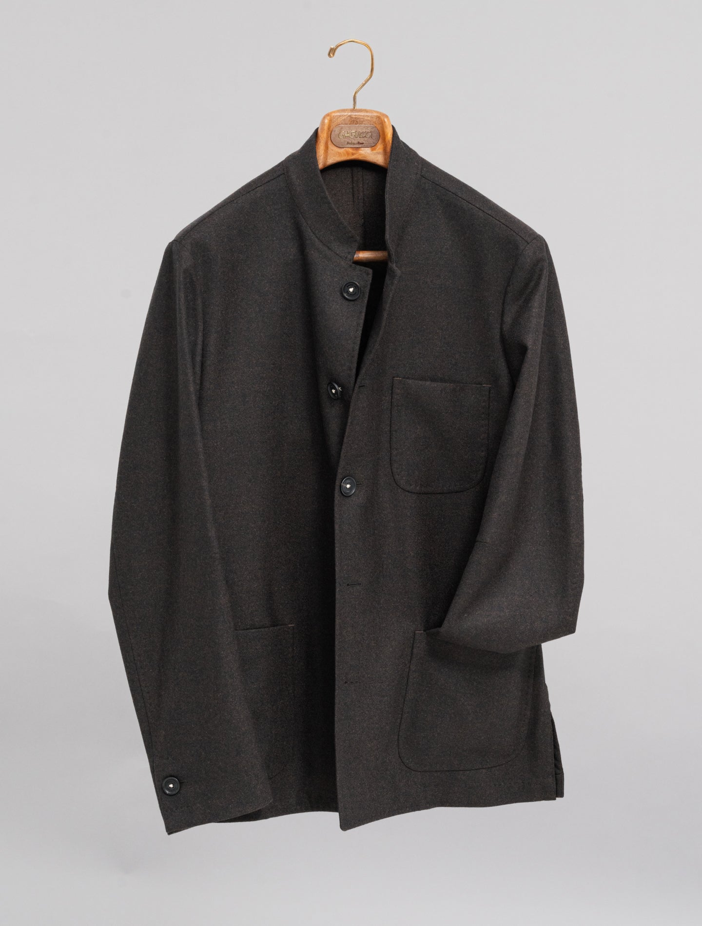Bali Wool Jacket Brown Massimo Alba Jackets 48