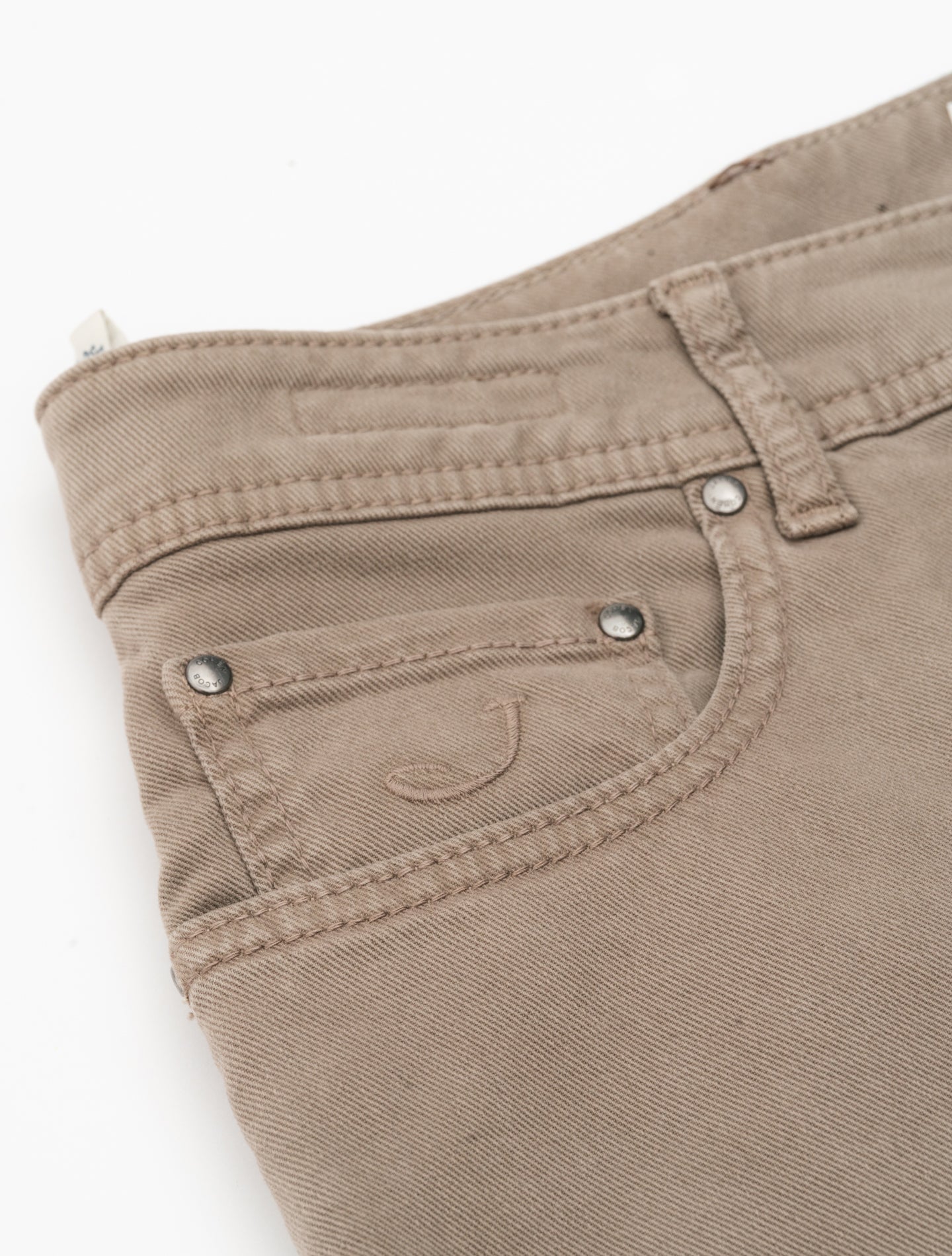 Bard 688 Cotton Twill Five Pocket Elephant Grey Jacob Cohën Jeans 30