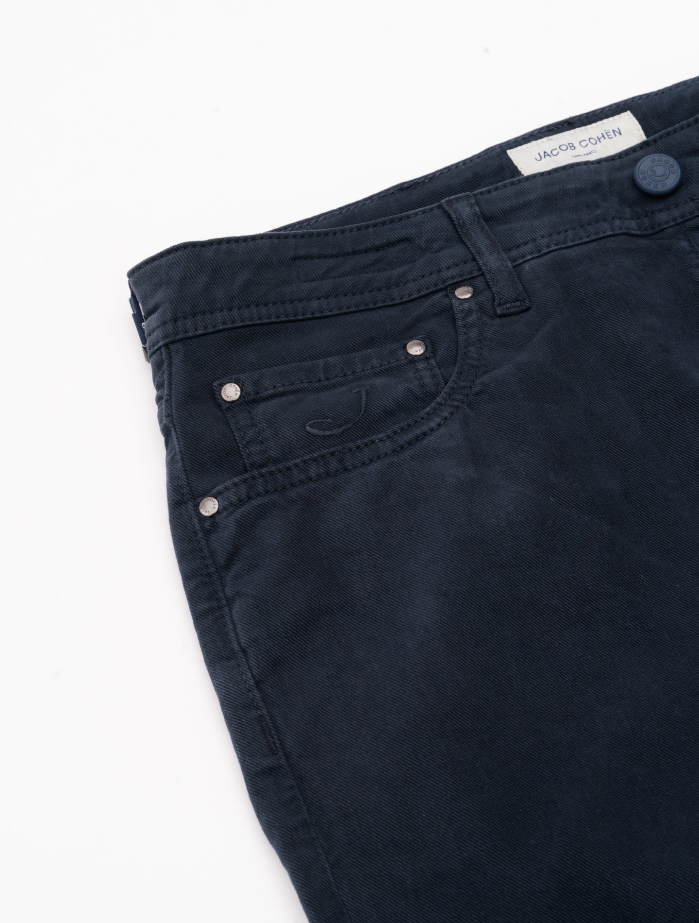 Bard 688 Cotton Twill Five Pocket Navy Jacob Cohën Jeans 30