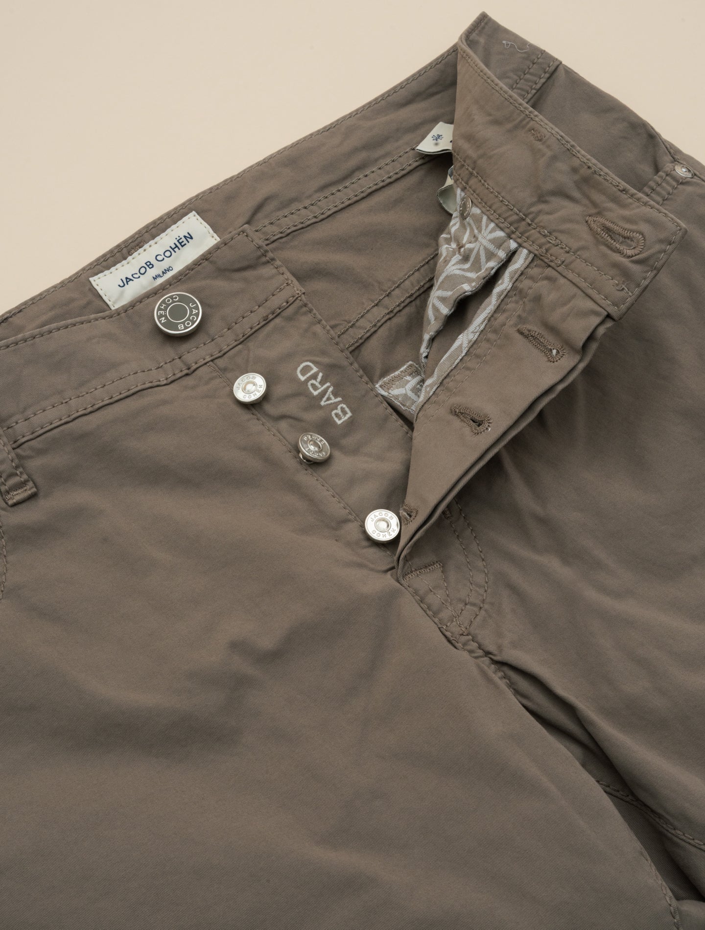 Bard 688 Summer Cotton Five Pocket Trousers Elephant Jacob Cohën Trousers 31