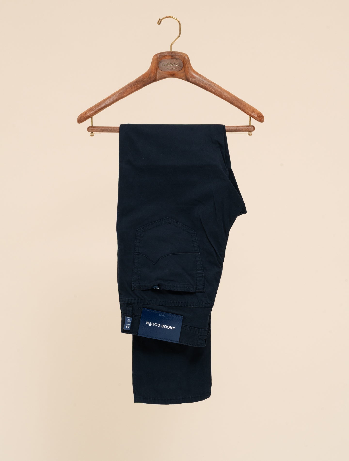 Bard 688 Summer Cotton Five Pocket Trousers Navy Jacob Cohën Trousers 31