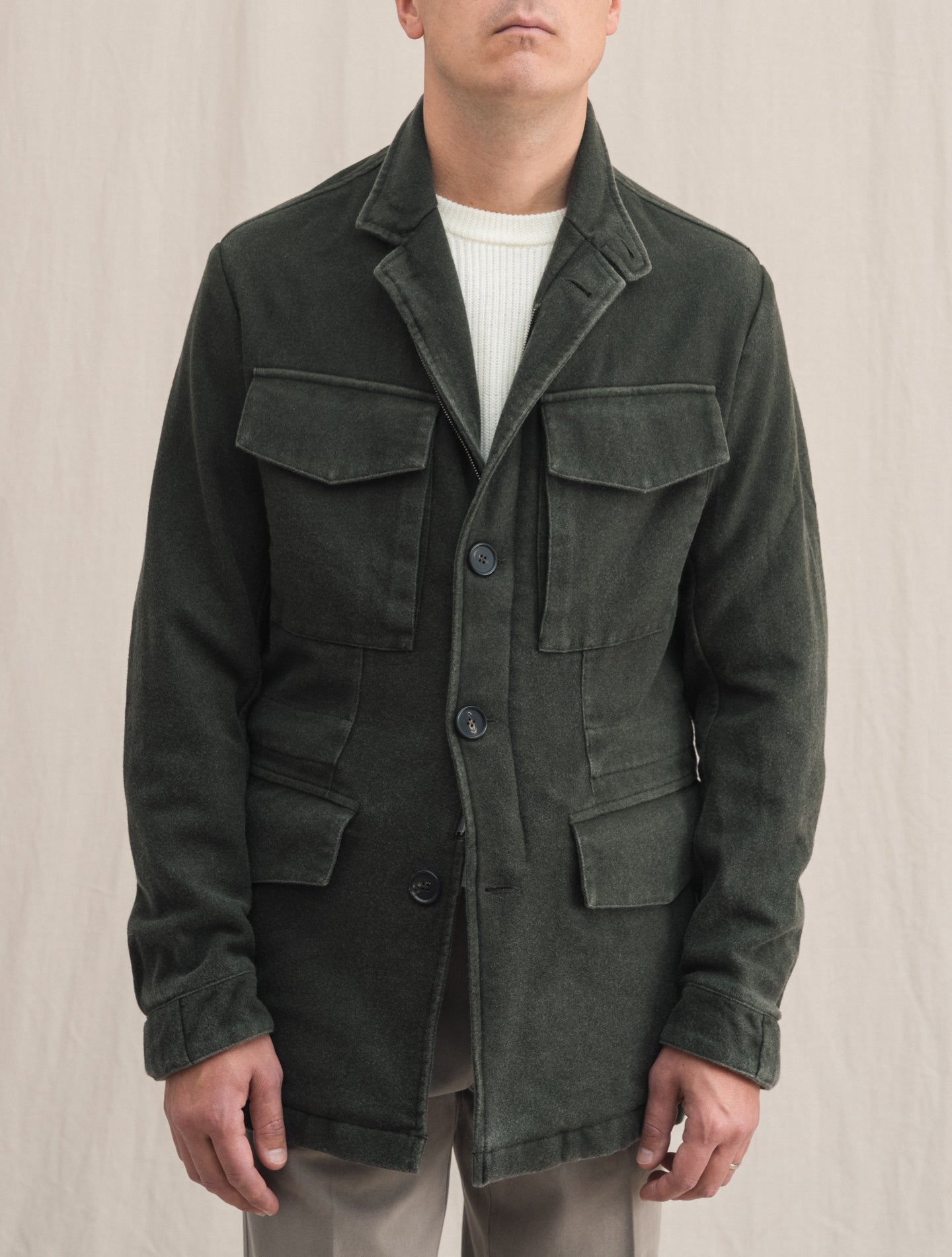 Bardolino Cashmere Jacket Green | Gabucci