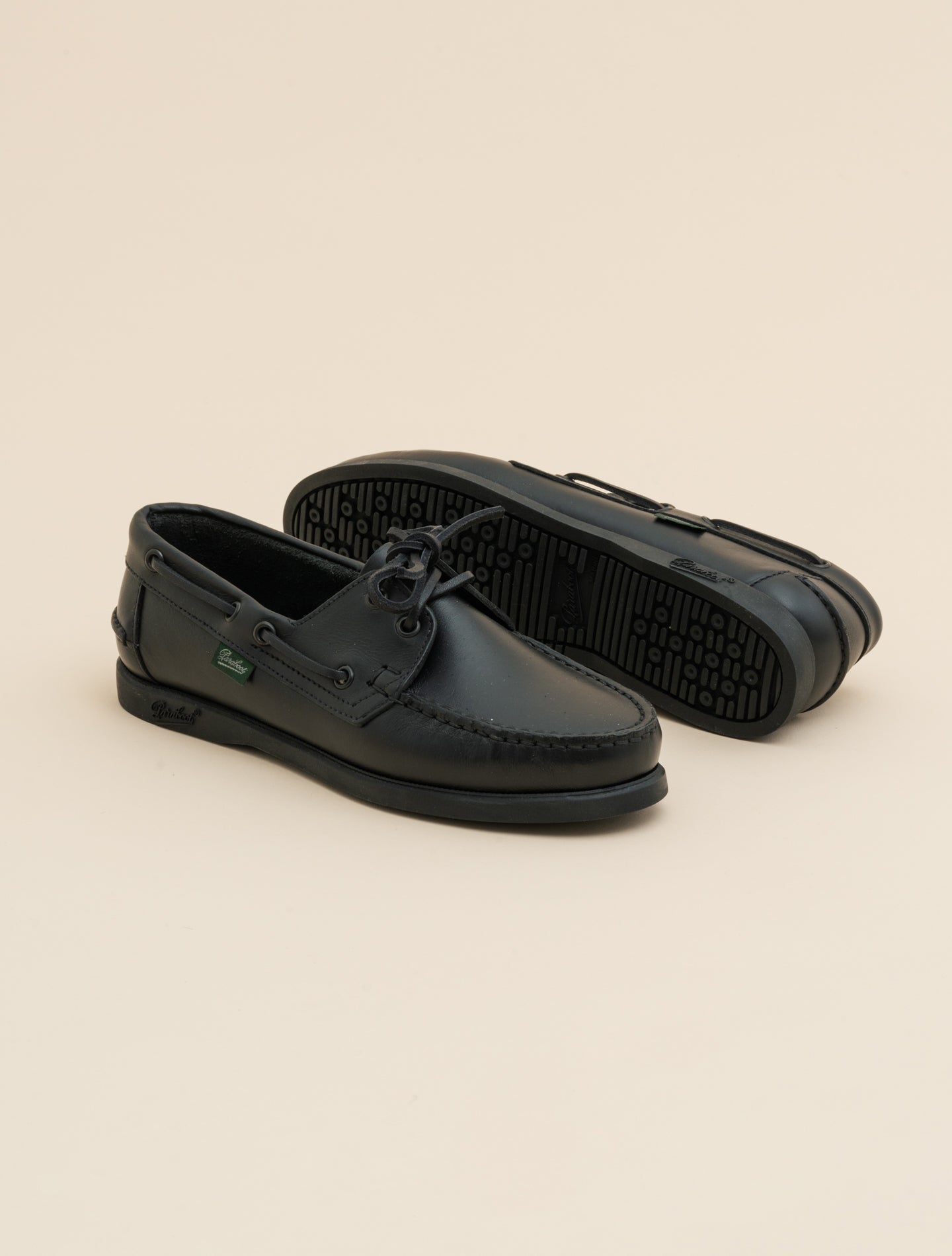 Barth Leather F/Marine Lis Noir Paraboot Loafers 4/37