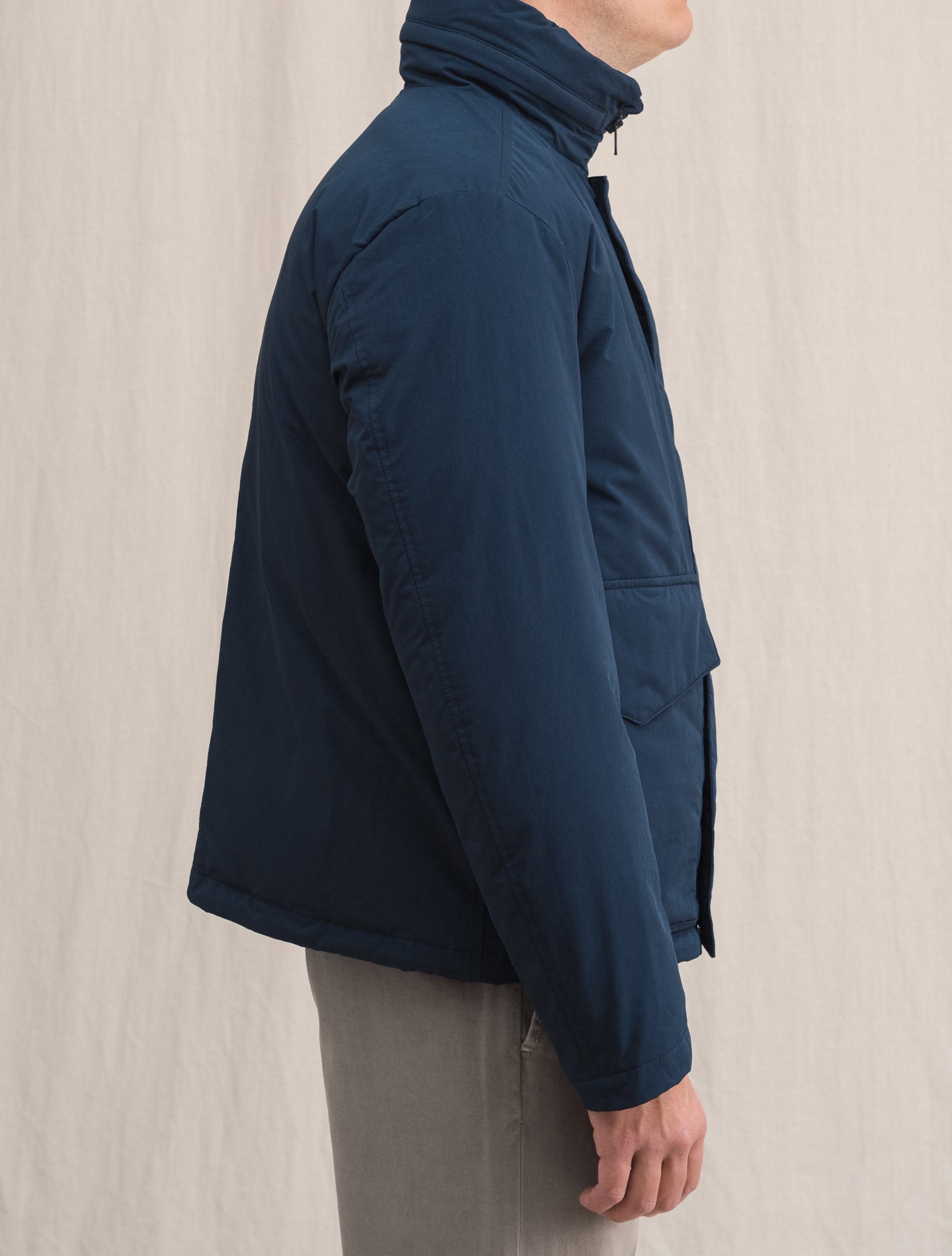 Bell Down Jacket Navy | Gabucci