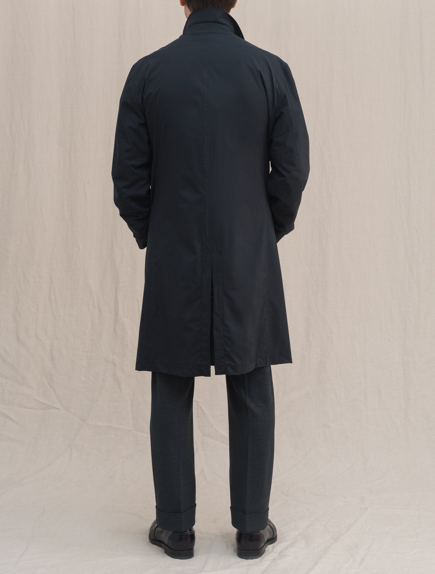 Bertram Water Repellant Coat Dark Navy Manto Outerwear 48