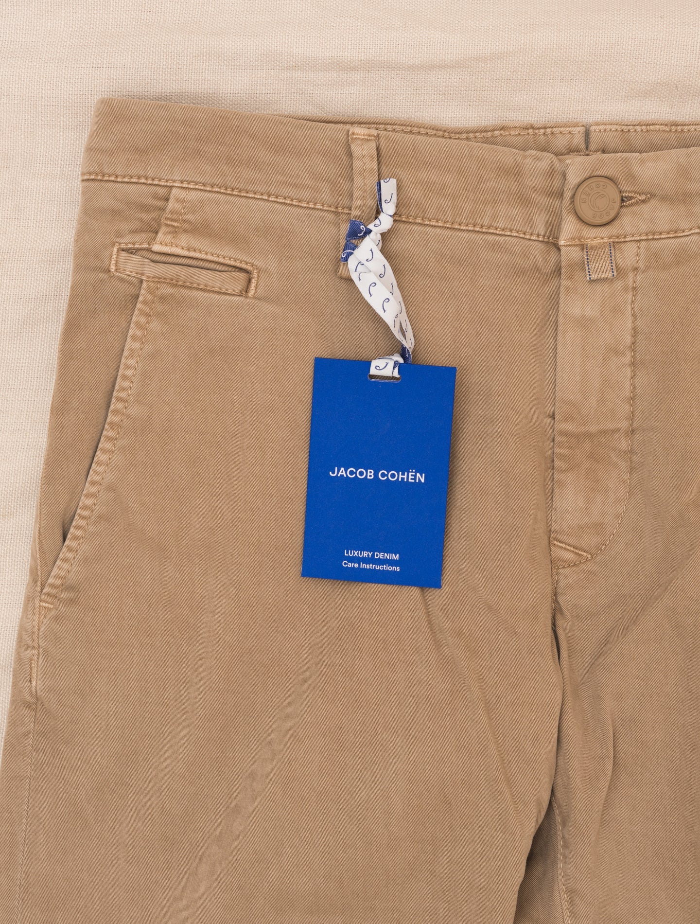 Bobby Cotton Chinos Beige Jacob Cohën Trousers Gabucci