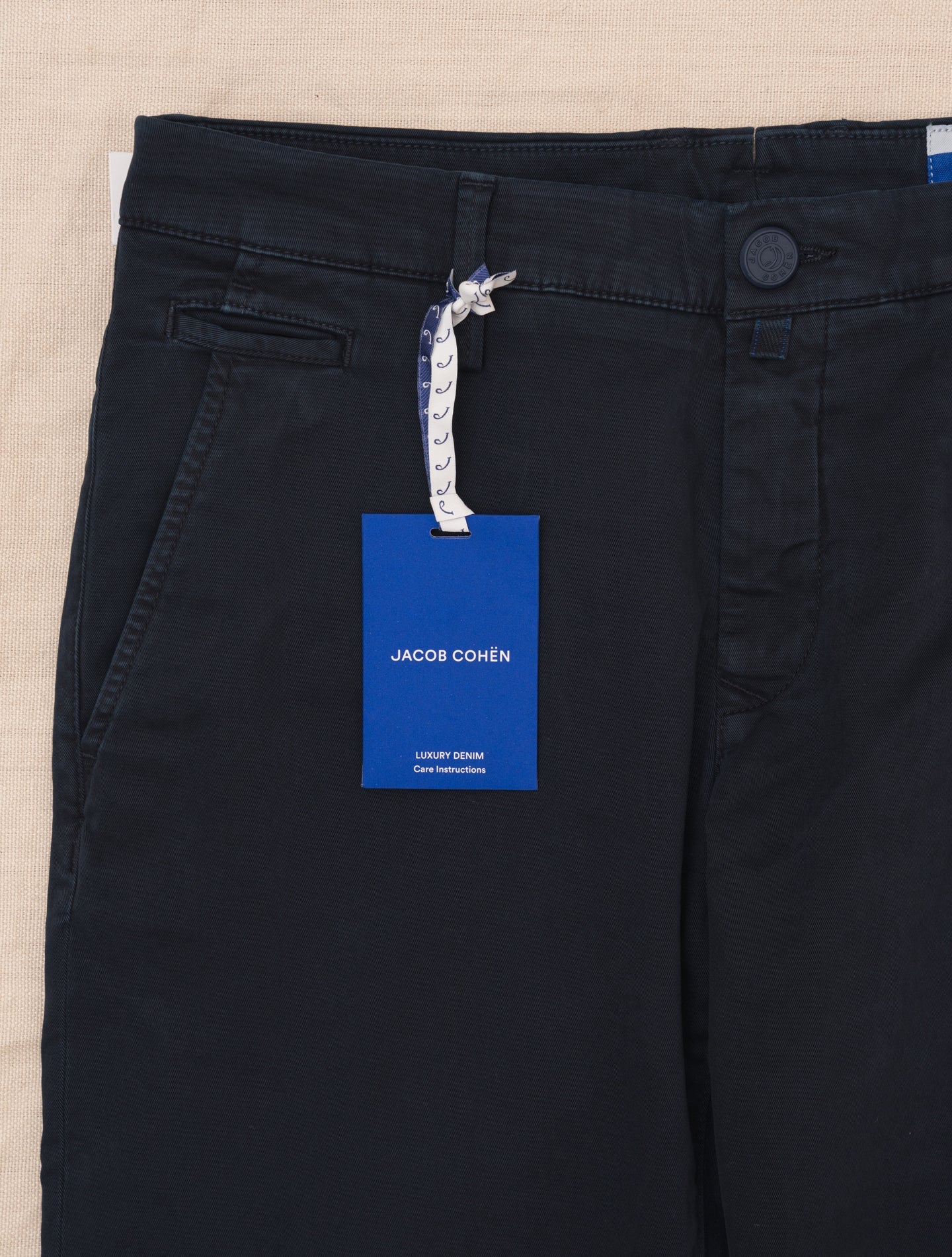 Bobby Cotton Chinos Blue Jacob Cohën Trousers Gabucci