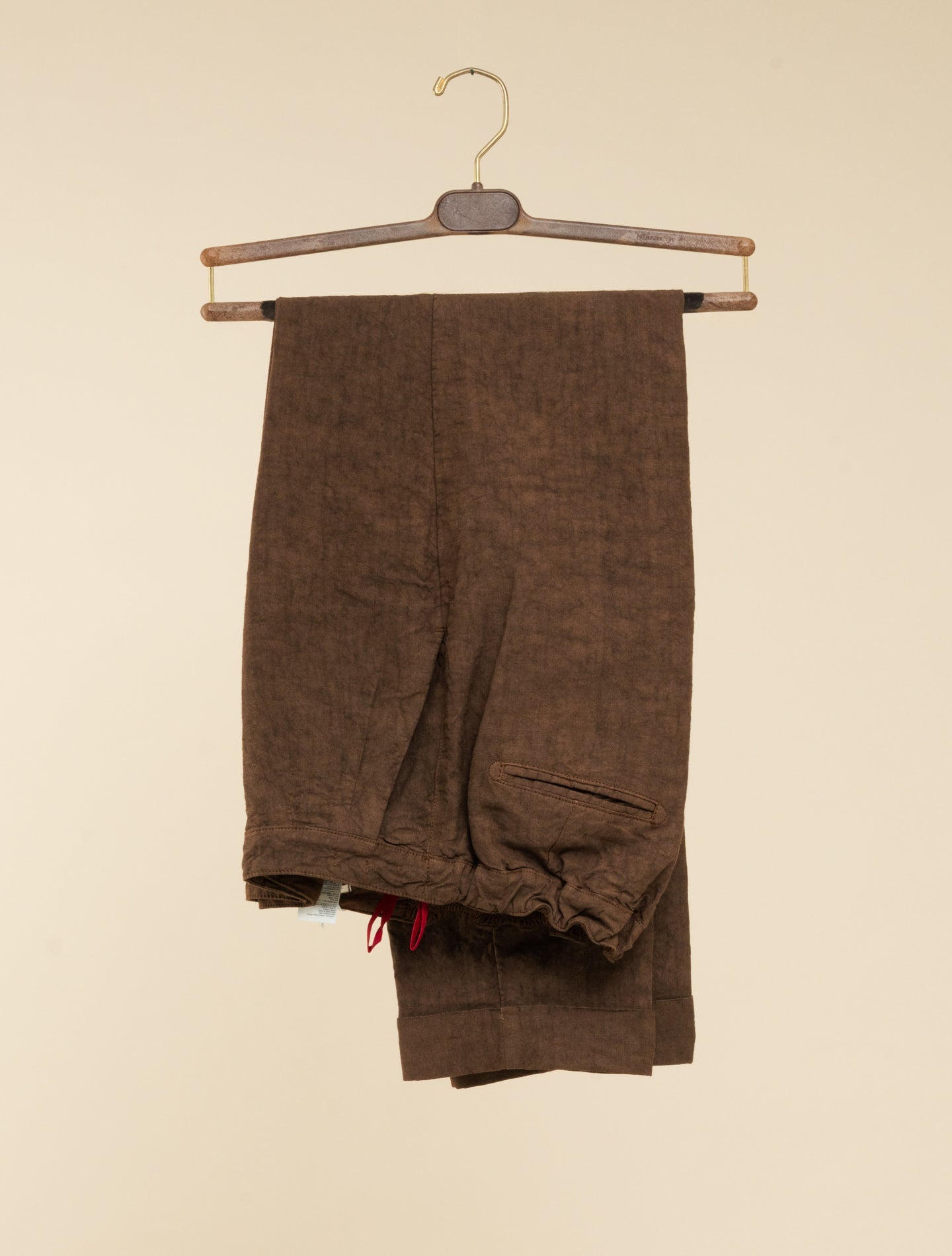 Boga Linen Trousers Wood Massimo Alba Trousers IT 38