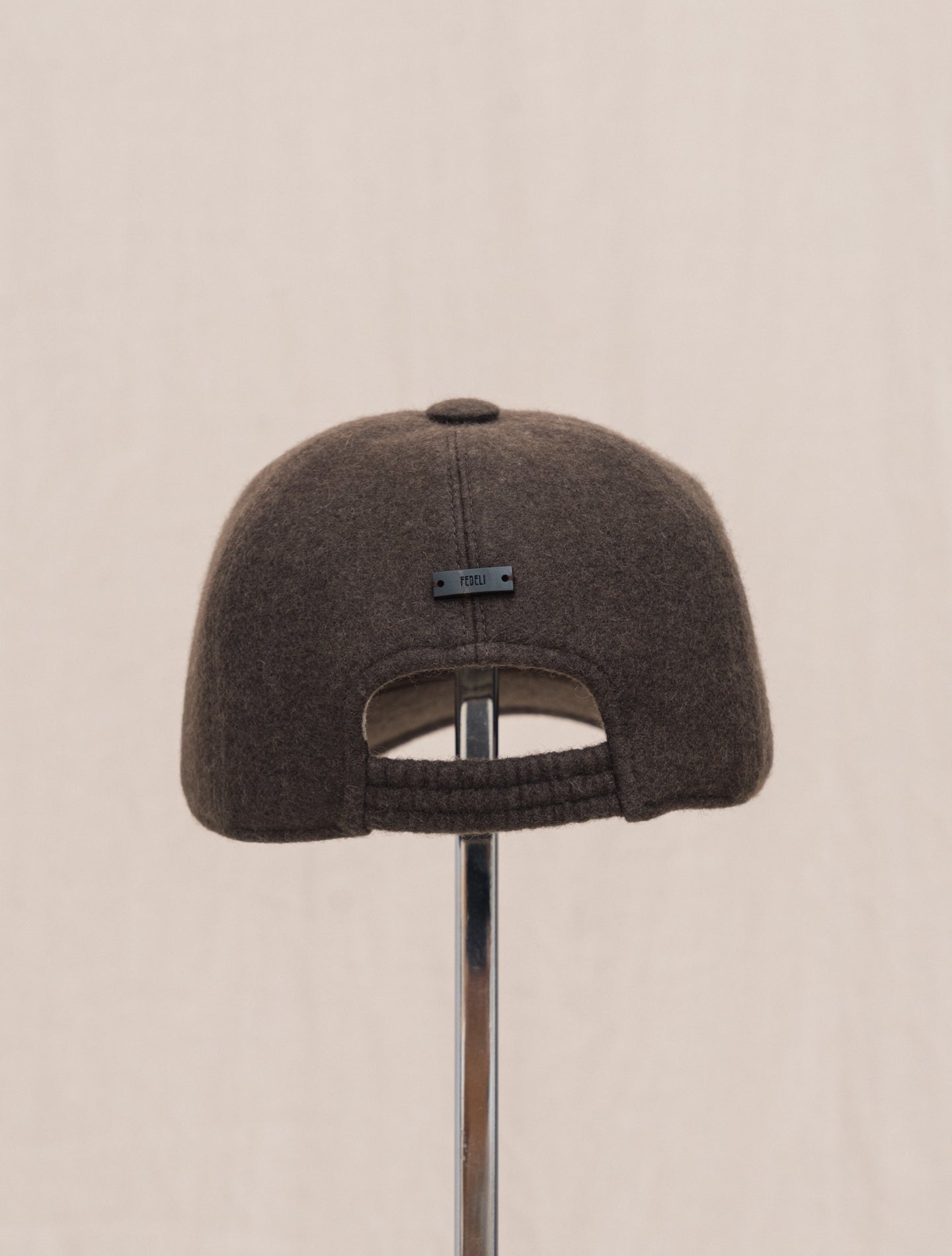 Cashmere Cap Brown Fedeli Hats Gabucci