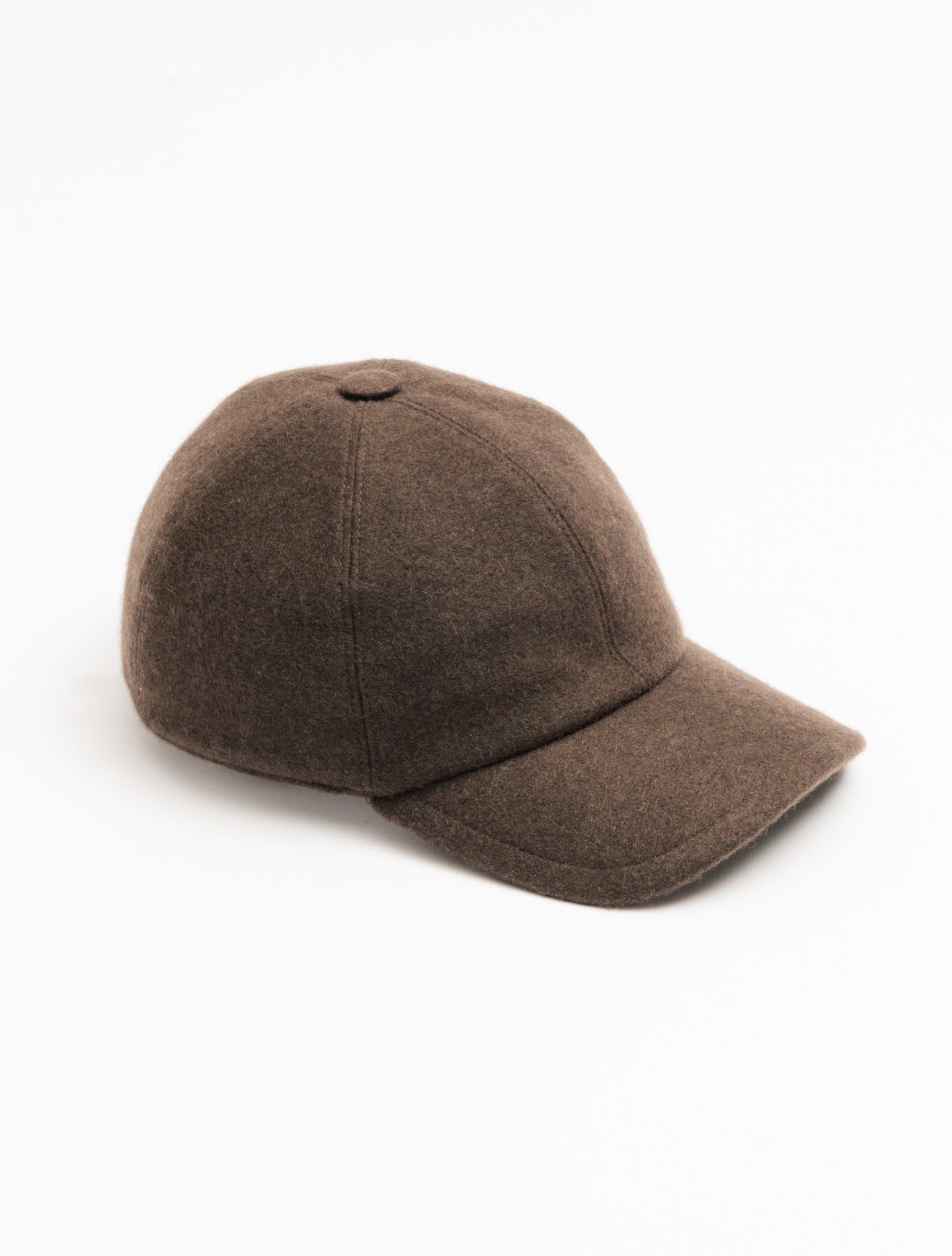 Cashmere Cap Brown Fedeli Hats M