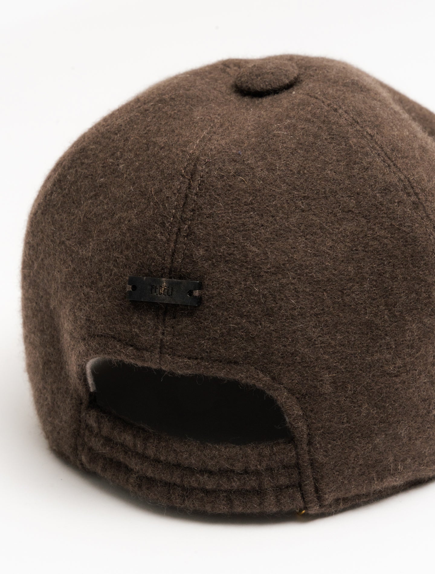 Cashmere Cap Brown Fedeli Hats M