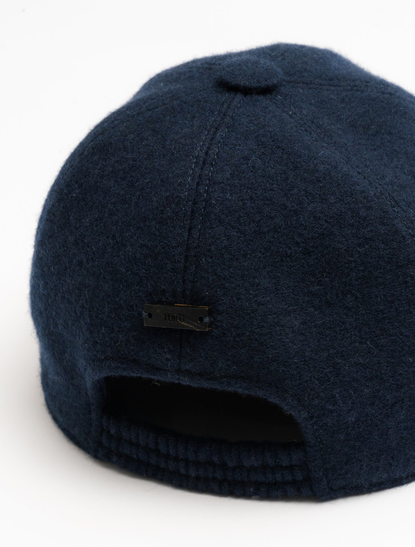 Cashmere Cap Navy Fedeli Hats M