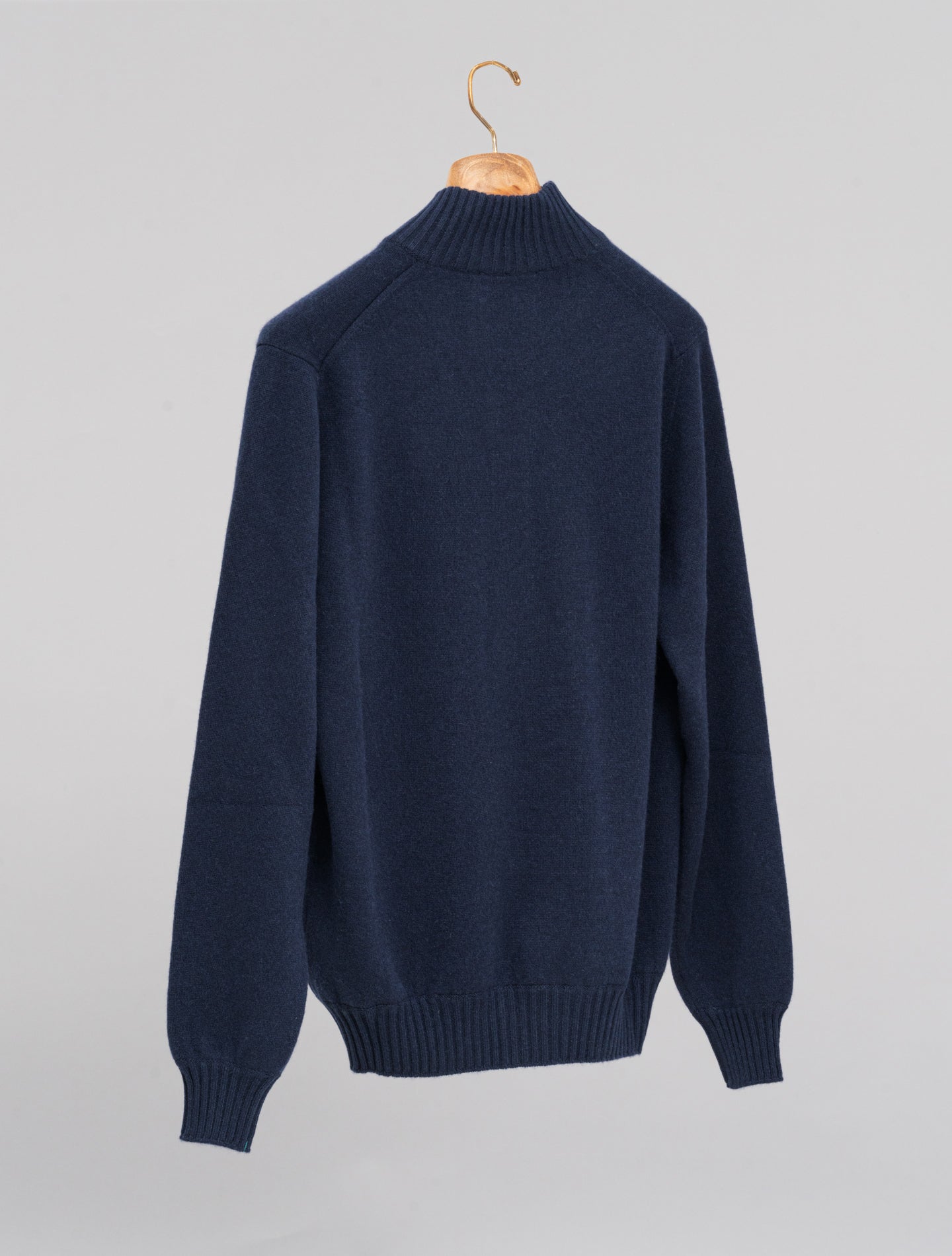 Cashmere Knitted Bomber Navy Fioroni Knitwear 48