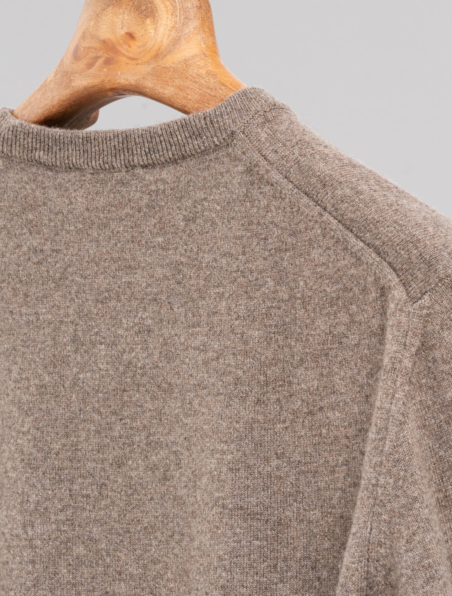 Cashmere Knitted Crewneck Brown Gabucci Knitwear 48