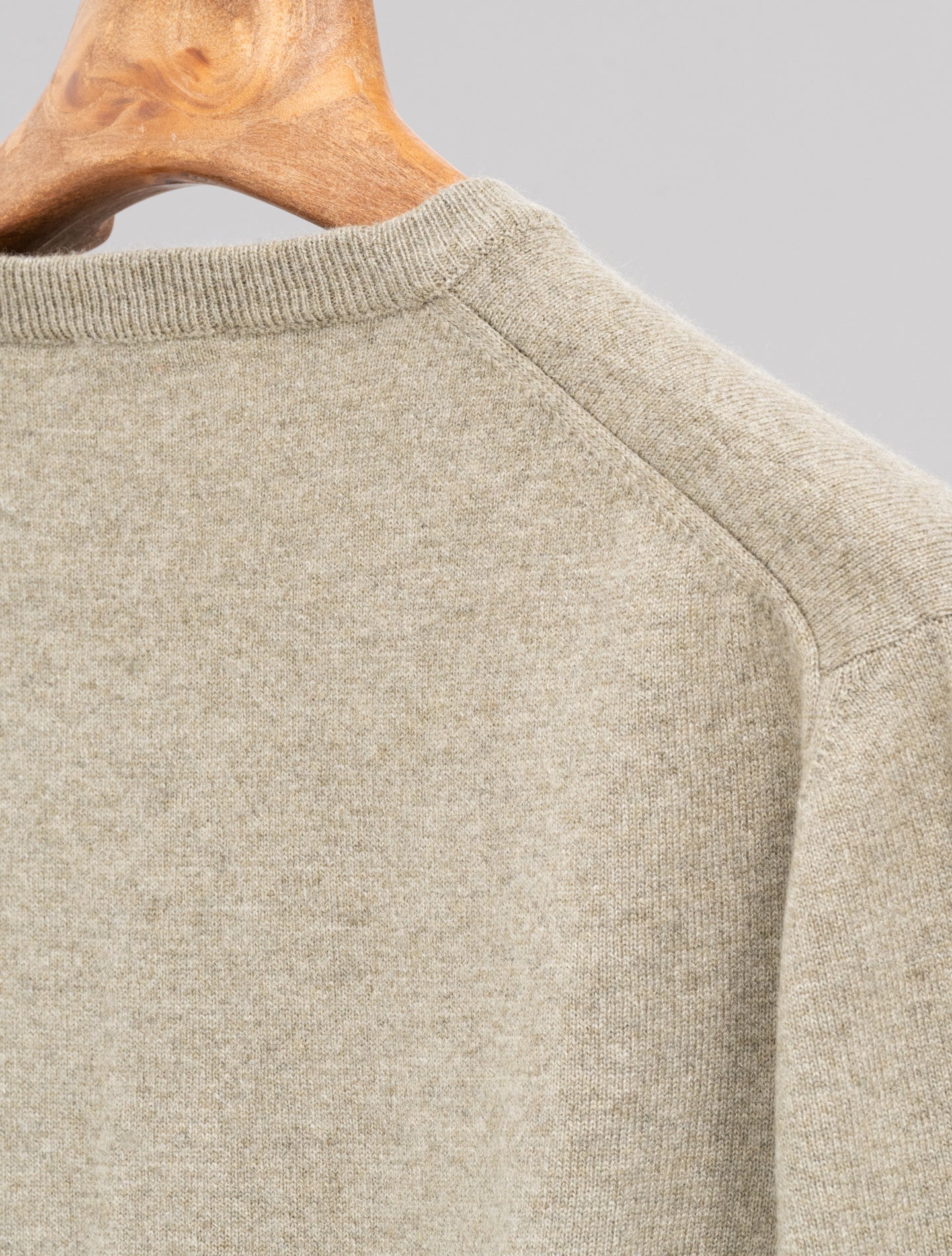 Cashmere Knitted Crewneck Green Gabucci Knitwear 48