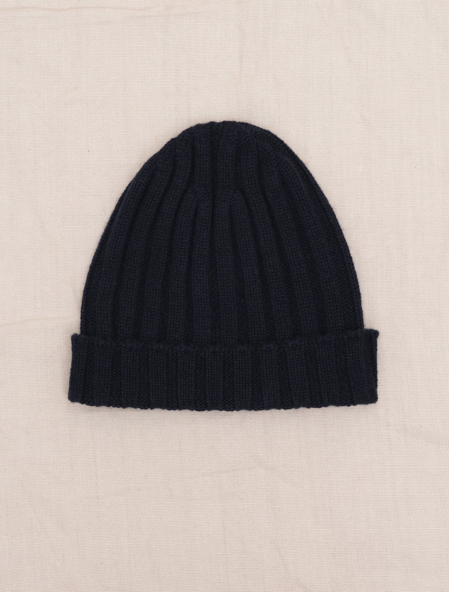 Cashmere Ribb Beanie Dark Navy Gabucci Hats Gabucci