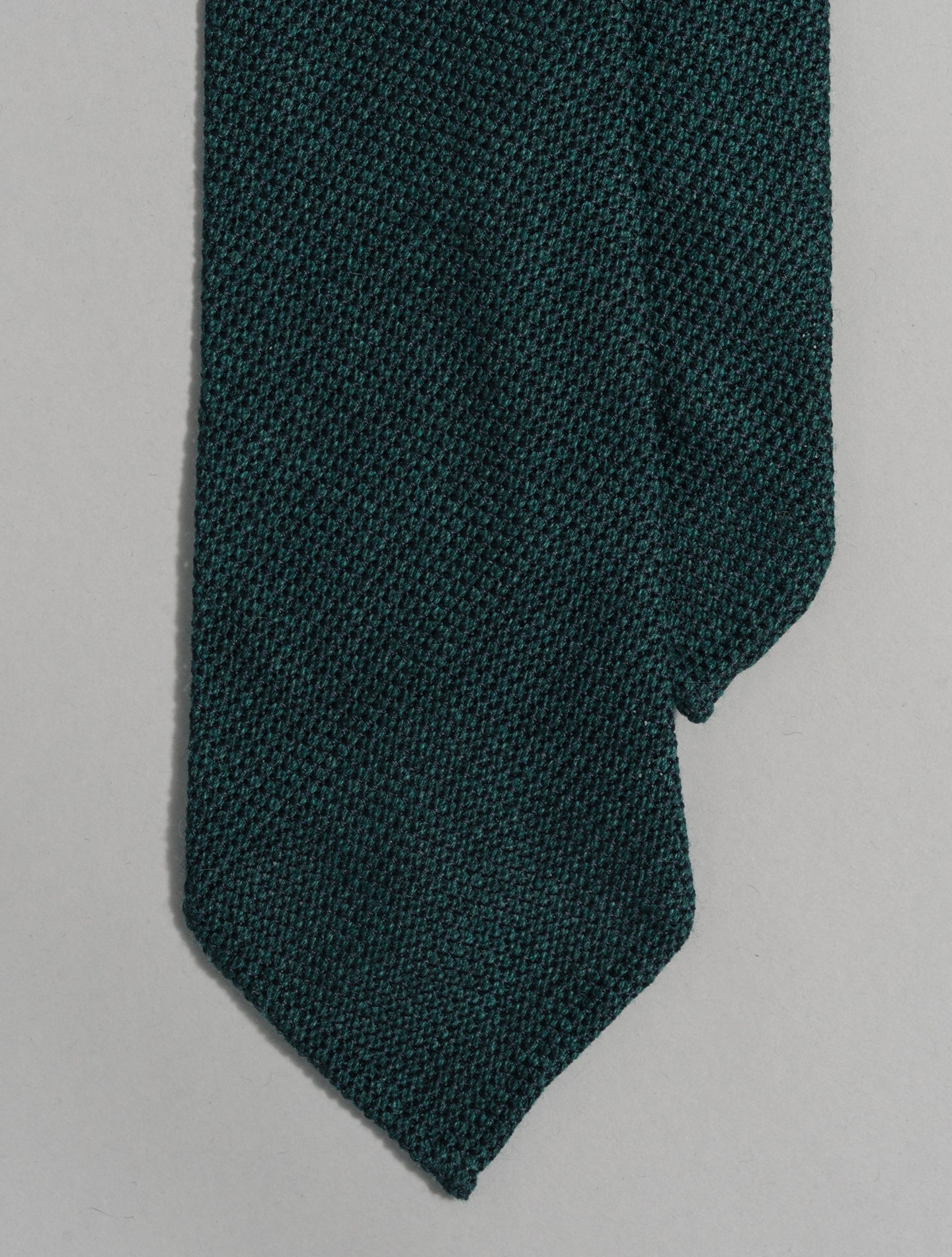 Cashmere Silk Tie Green Finamore Ties One Size