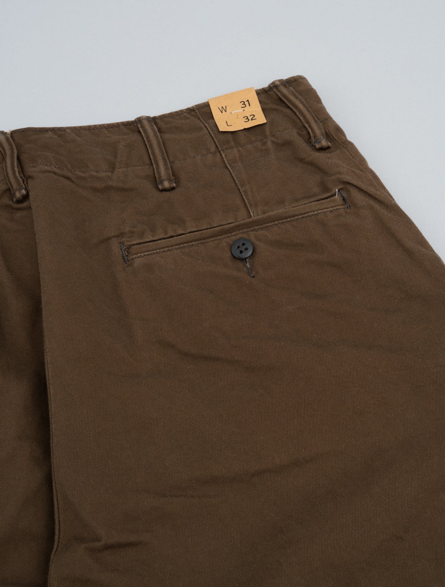 Chino Field Trouser Dark Brown | Refined Utilitywear | Gabucci