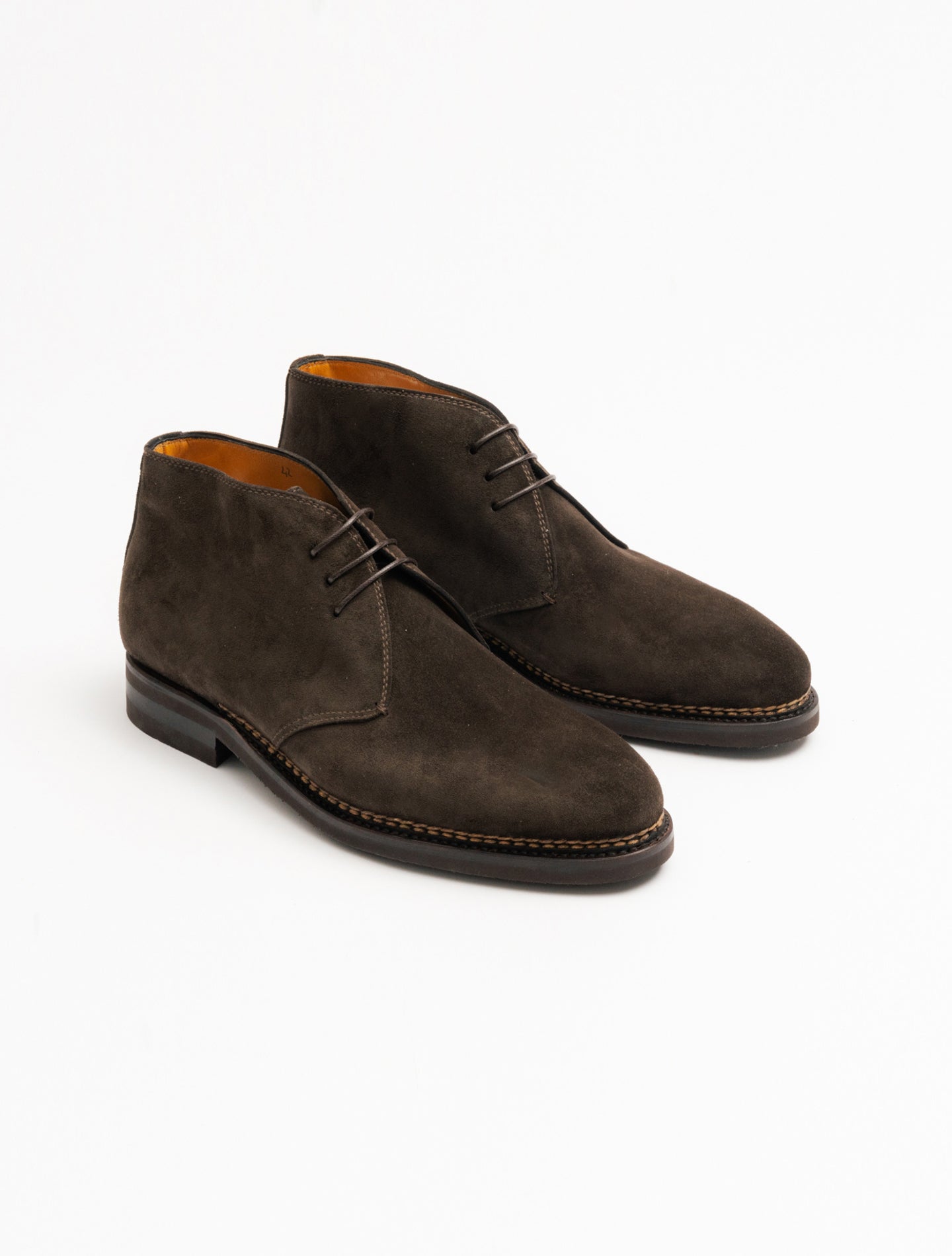 Chukka Suede Boot Dark Brown Bontoni Boots 42