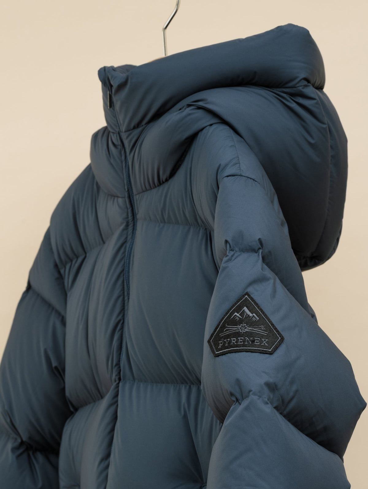 Colibri Mid-length Down Jacket Dark Slate Pyrenex Outerwear FR 36