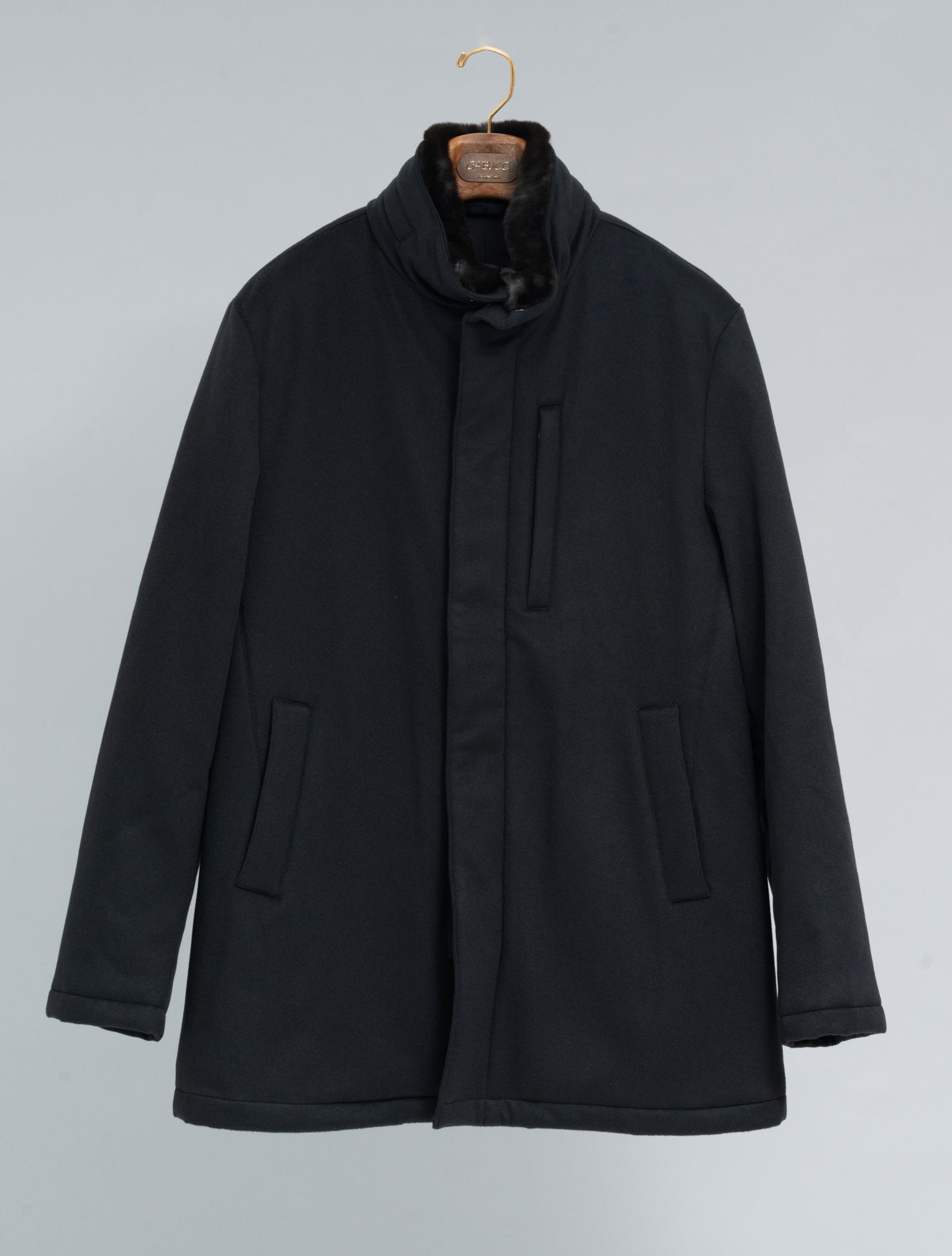 Connor Loro Piana Strom System Cashmere Jacket Coffee Manto Outerwear 48