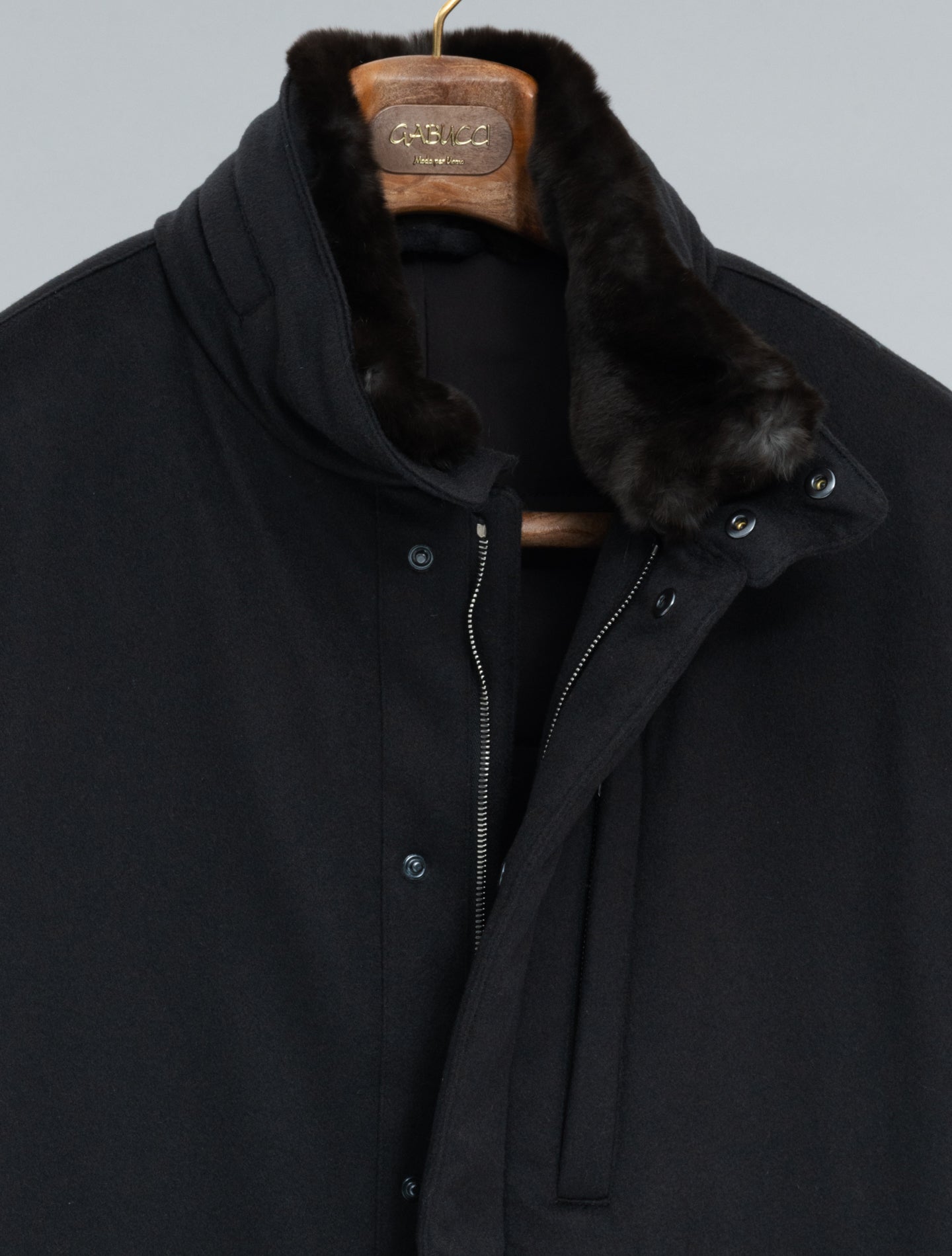 Connor Loro Piana Strom System Cashmere Jacket Coffee Manto Outerwear 48